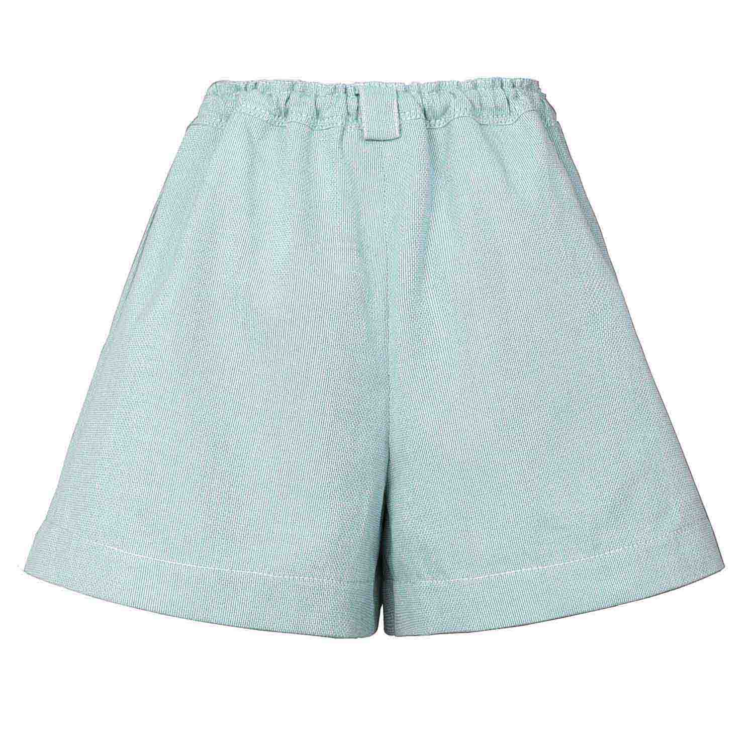 Girls and Boys Green Shorts-2