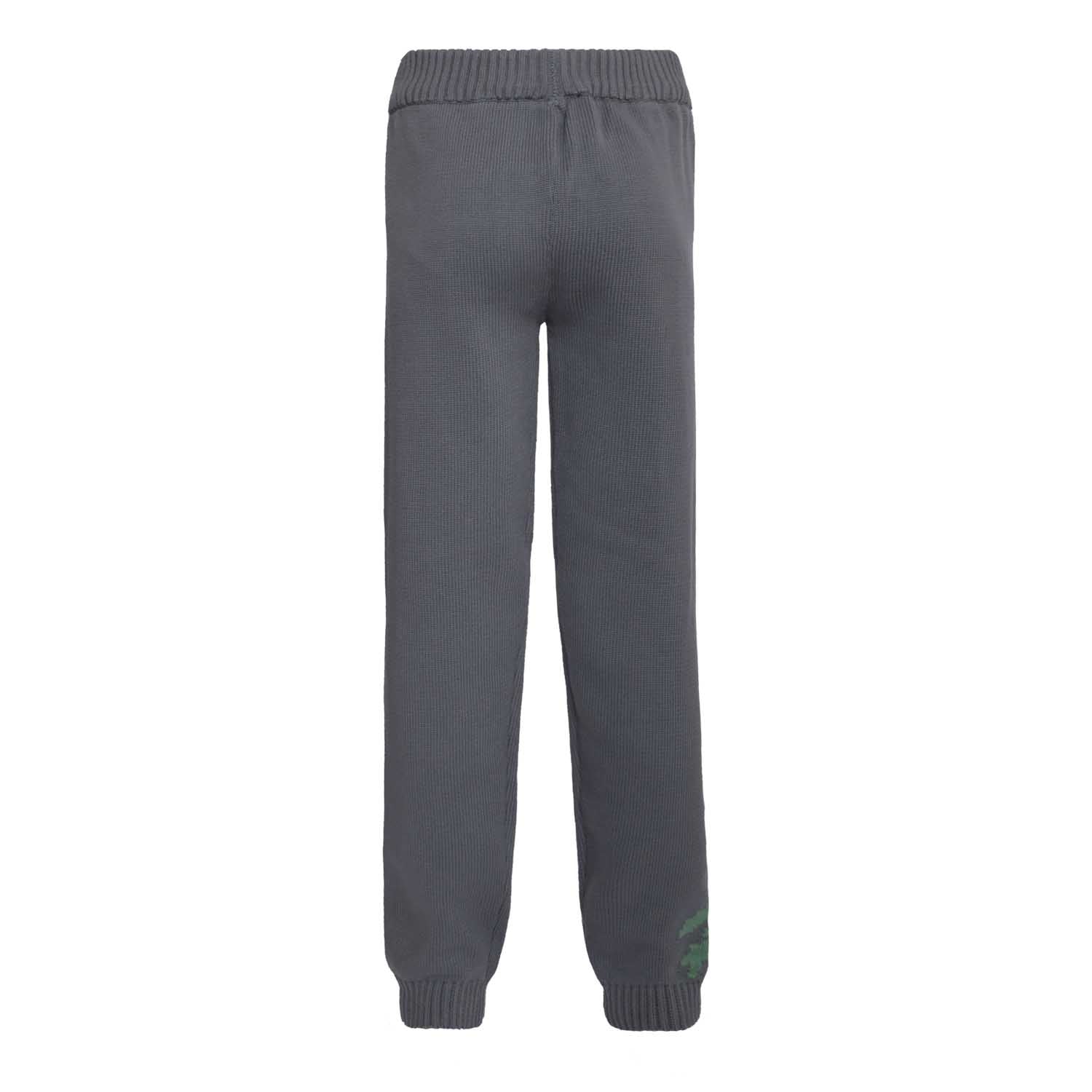 Grey Boys Christmas Leggings-1