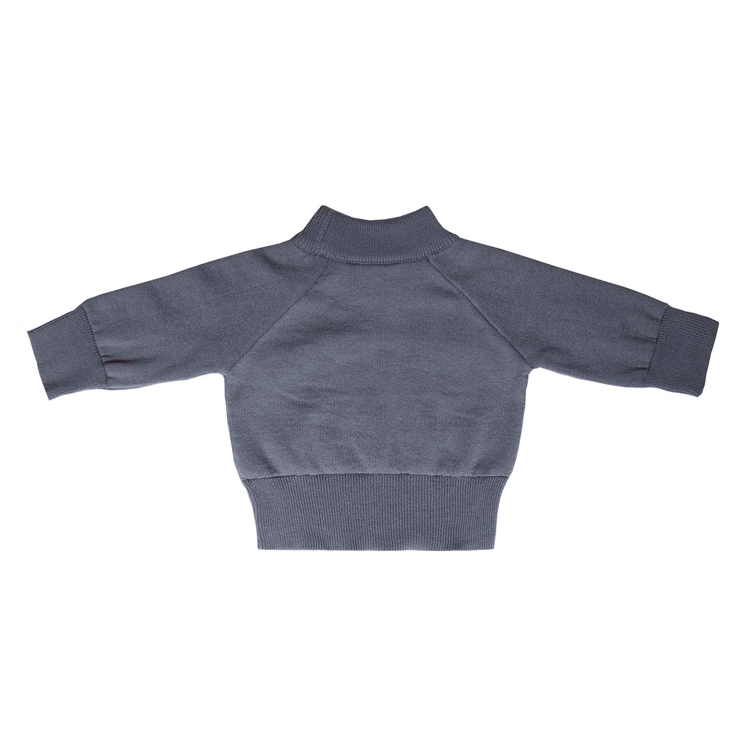 Grey Baby Boy Christmas Sweater-2
