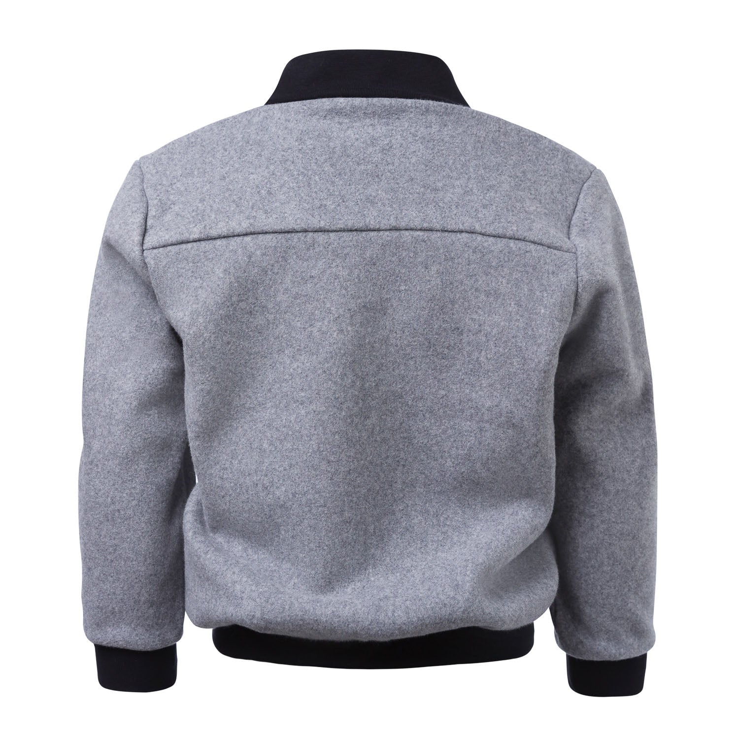 Grey Fleece Blazer-2