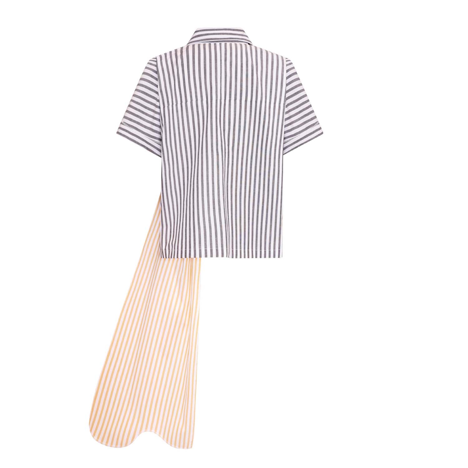 Zero Waste Striped Shirts for Boys and Girls-3