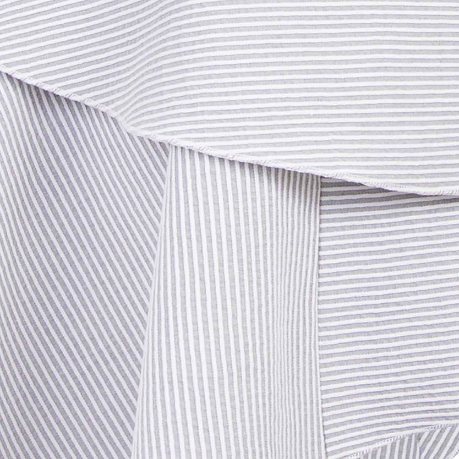 Girls Asymetrical Skirt with Grey Stripes-3