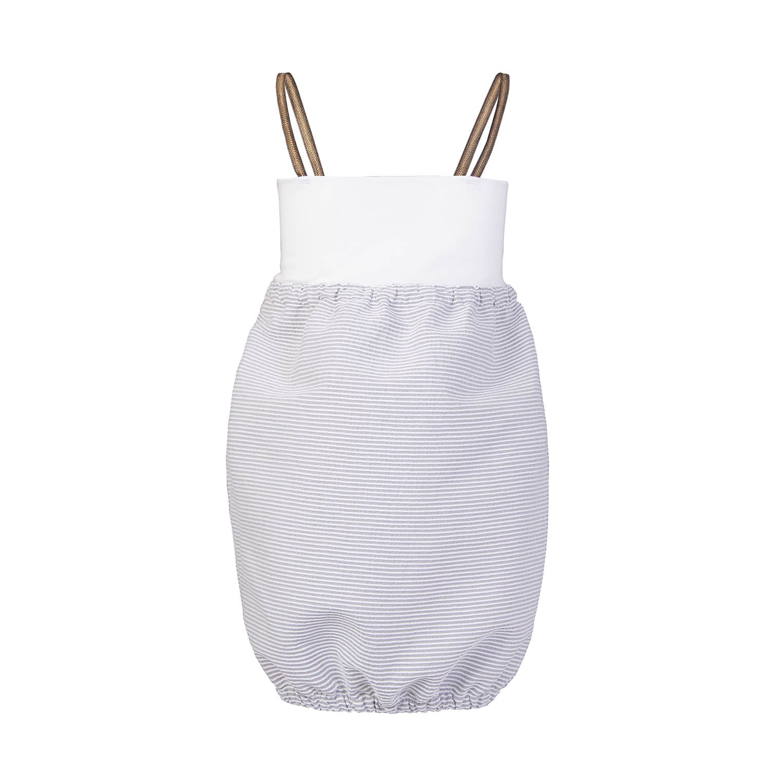 Girls Striped Strap Dress-2