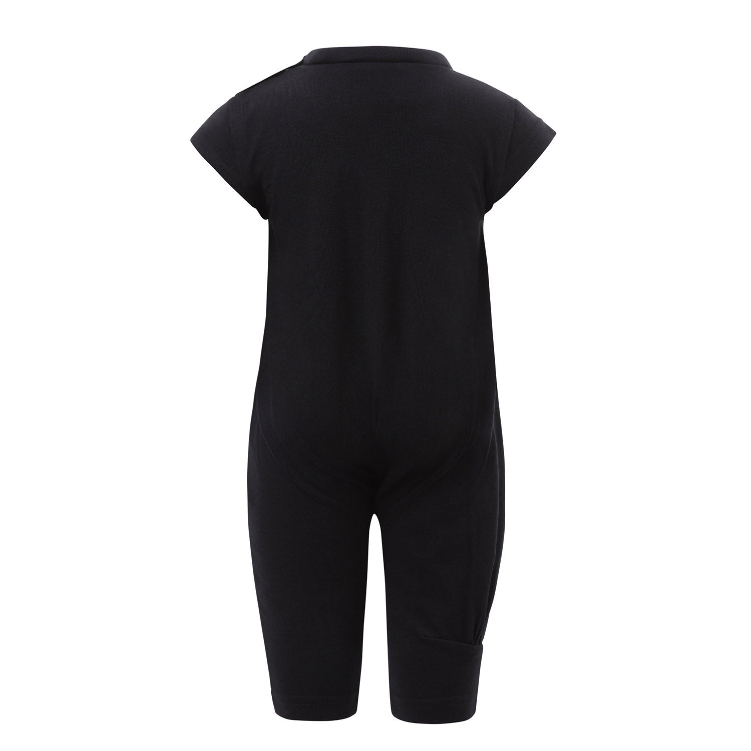 Baby Playsuit with Roll Collar-1