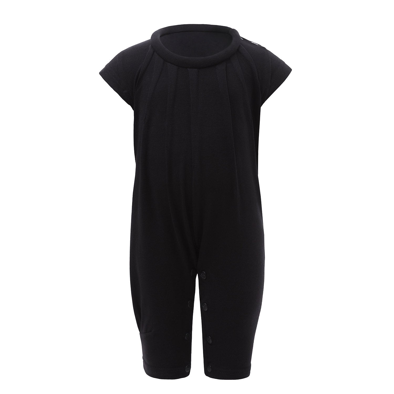 Baby Playsuit with Roll Collar-0