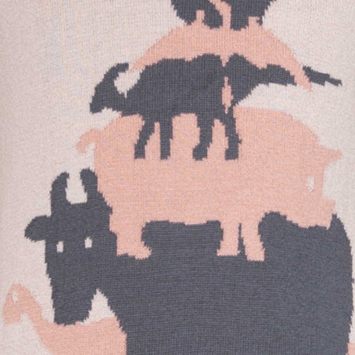 Pink Girls Christmas Sweater-2