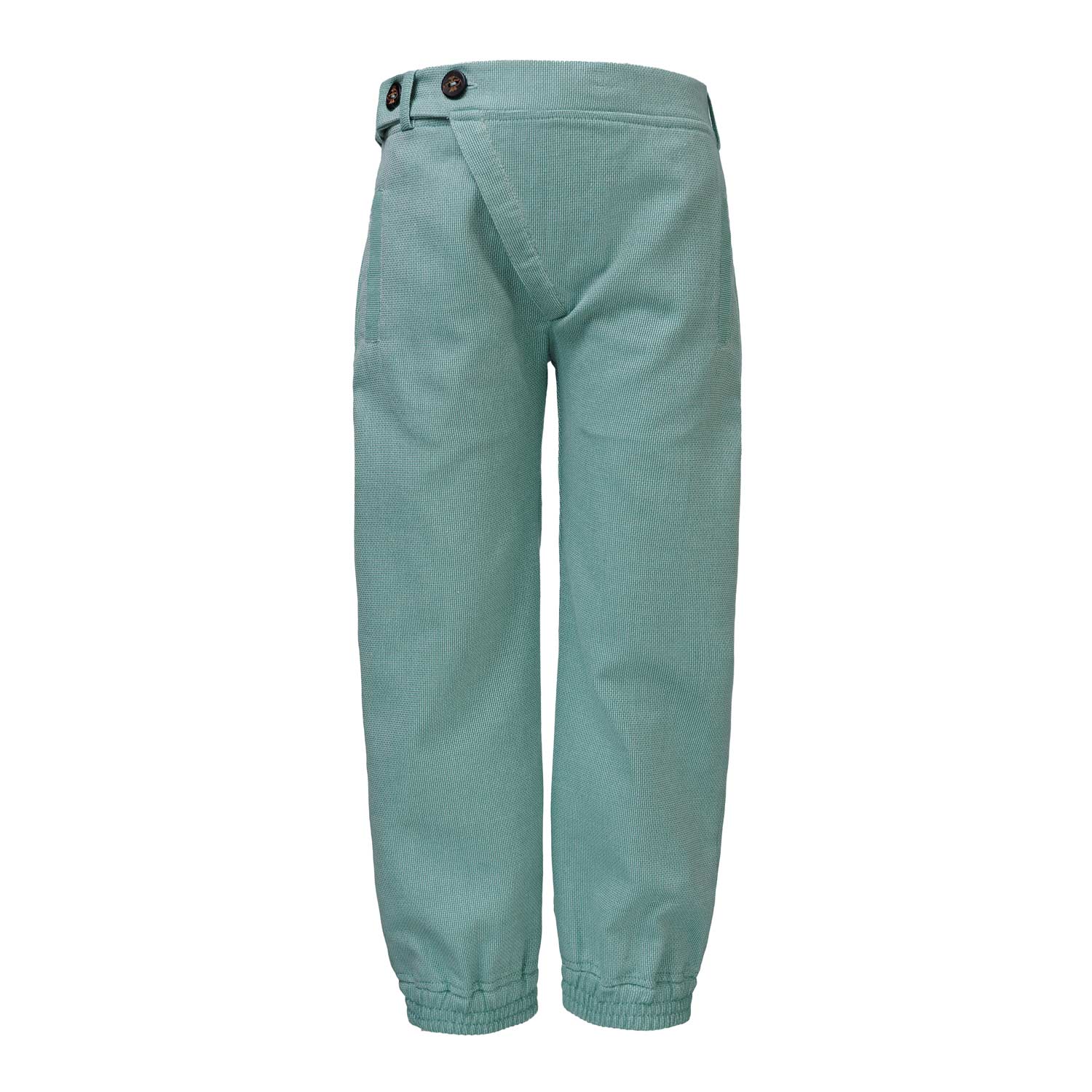 Green Pirate Pants Organic Cotton Girls & Boys Trousers-0
