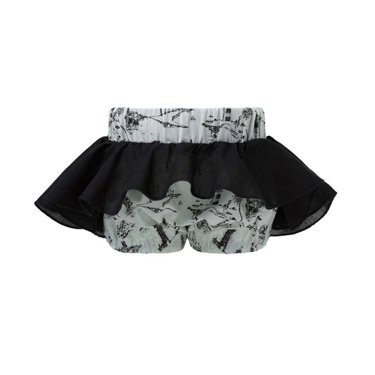 Baby Girl Bloomers with Vintage Print-0