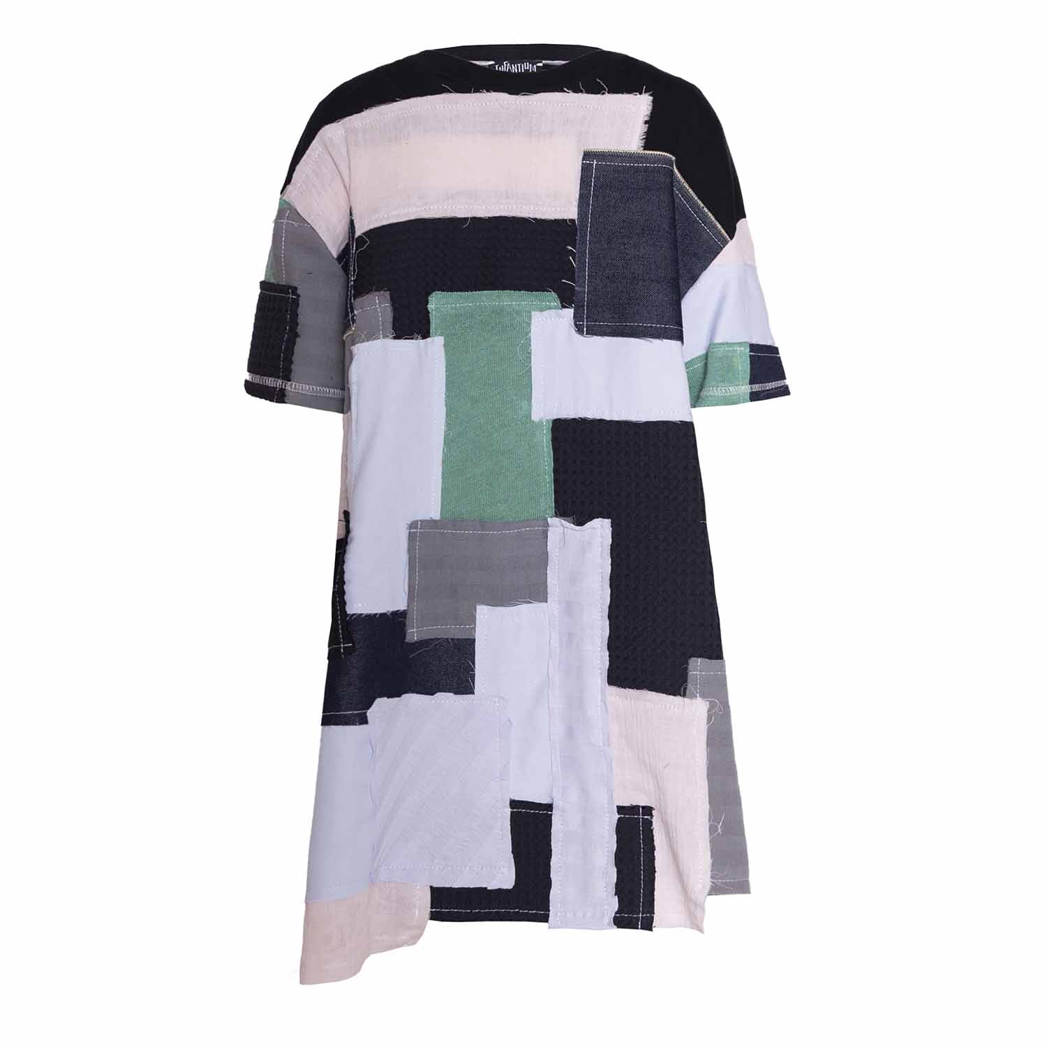 Zero Waste Girls Patchwork Dress-0
