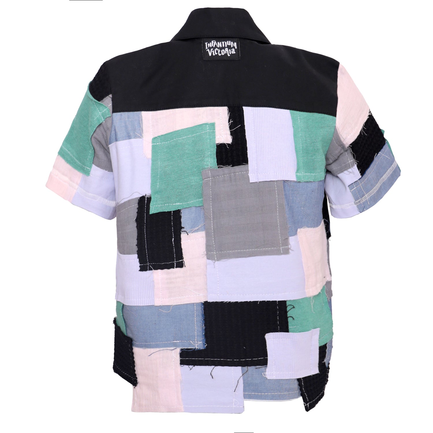 Zero Waste Patchwork Shirt for Kids-1