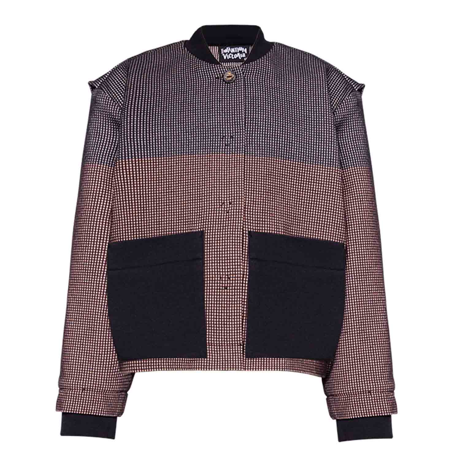 Multicolored Bomber Jacket-0