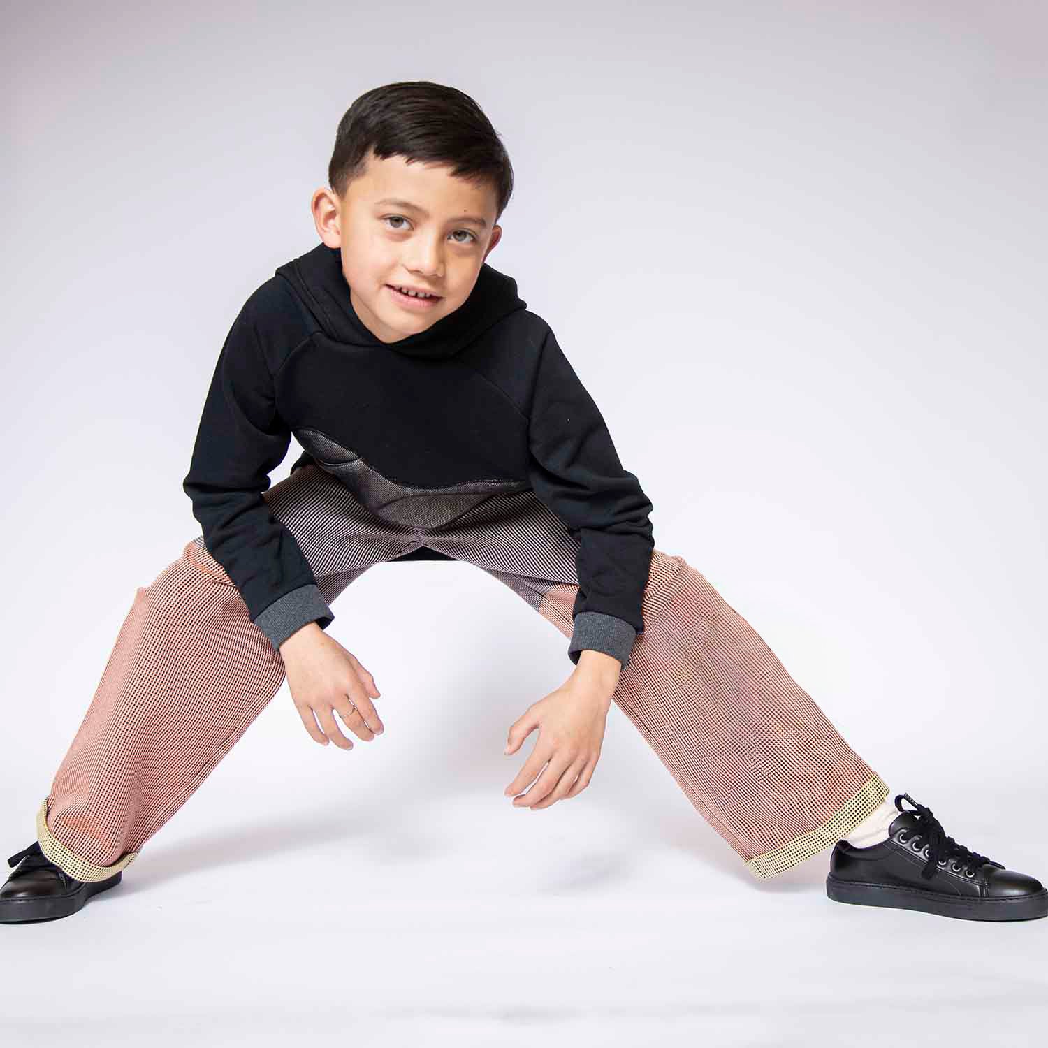 Multicolored Pants with Appliquè-3