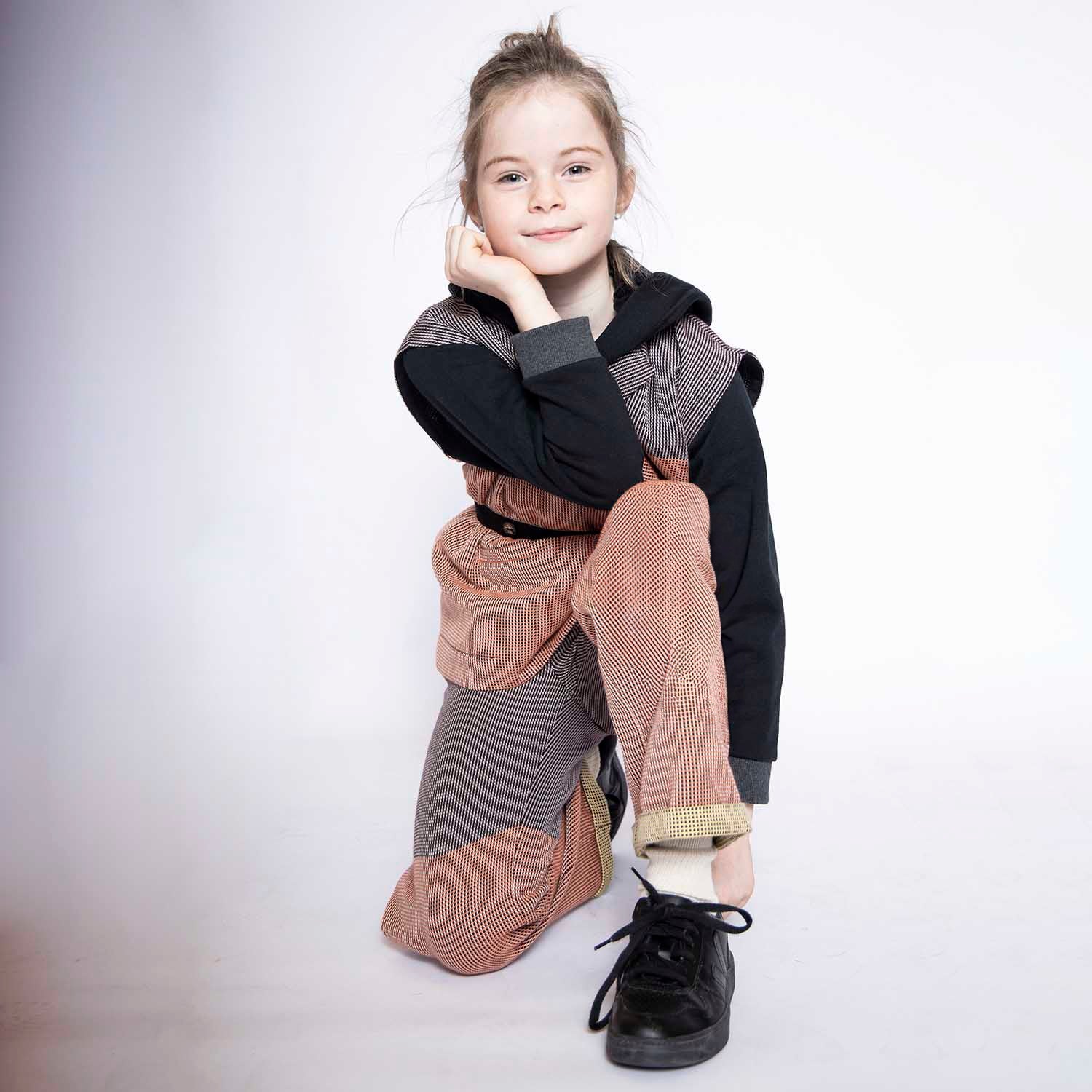 Multicolored Pants with Appliquè-2