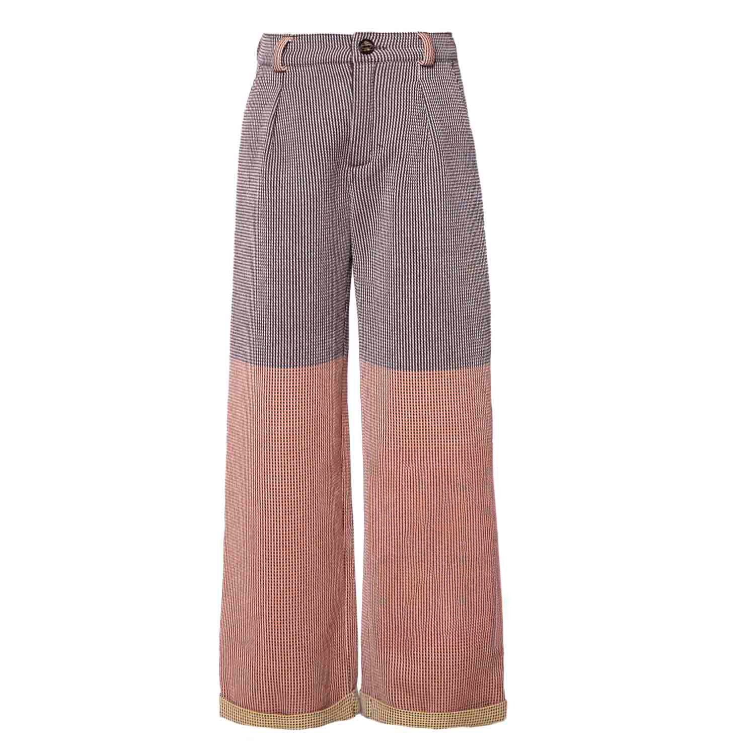 Multicolored Pants with Appliquè-0