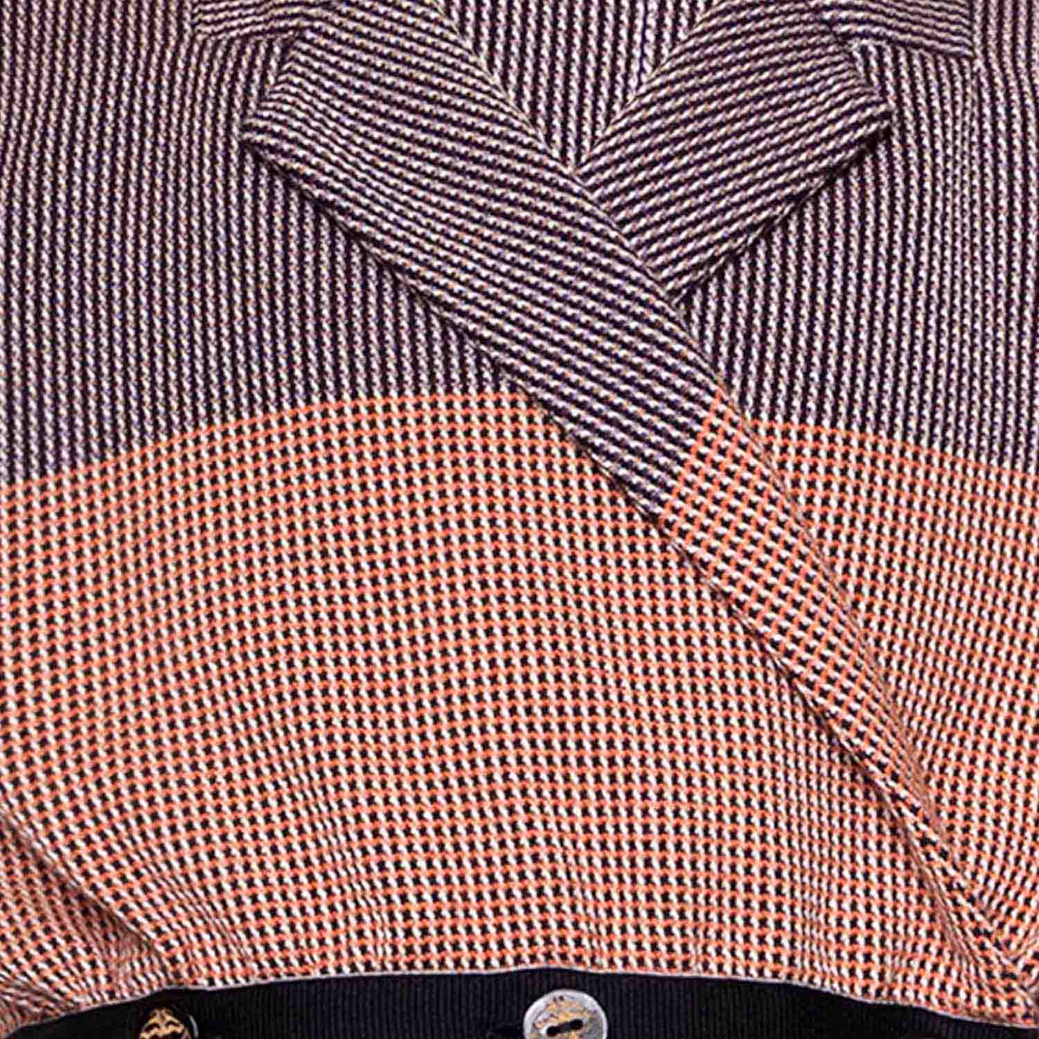 Multicolored Sleveless Jacket with Appliquè-4