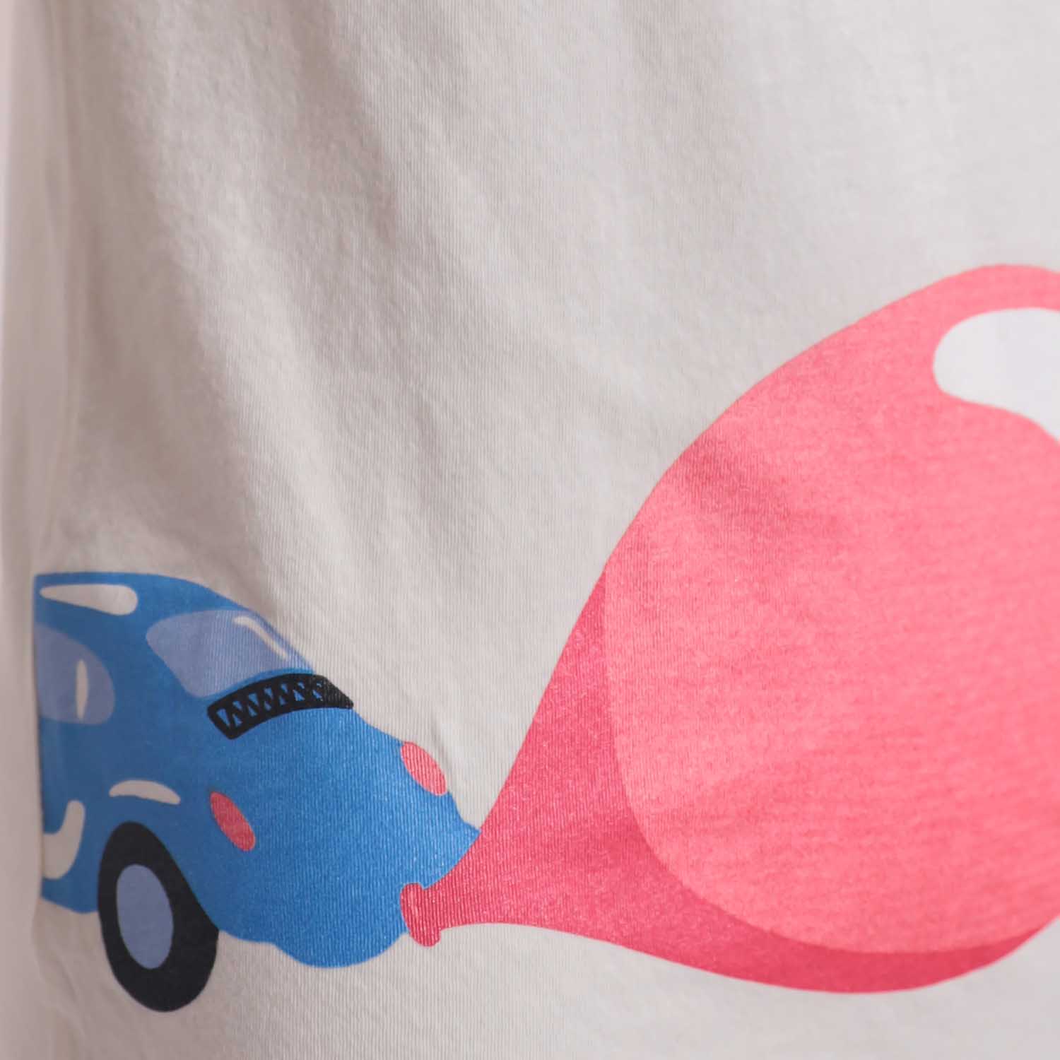 Kids Printed T Shirt in Off-White-1