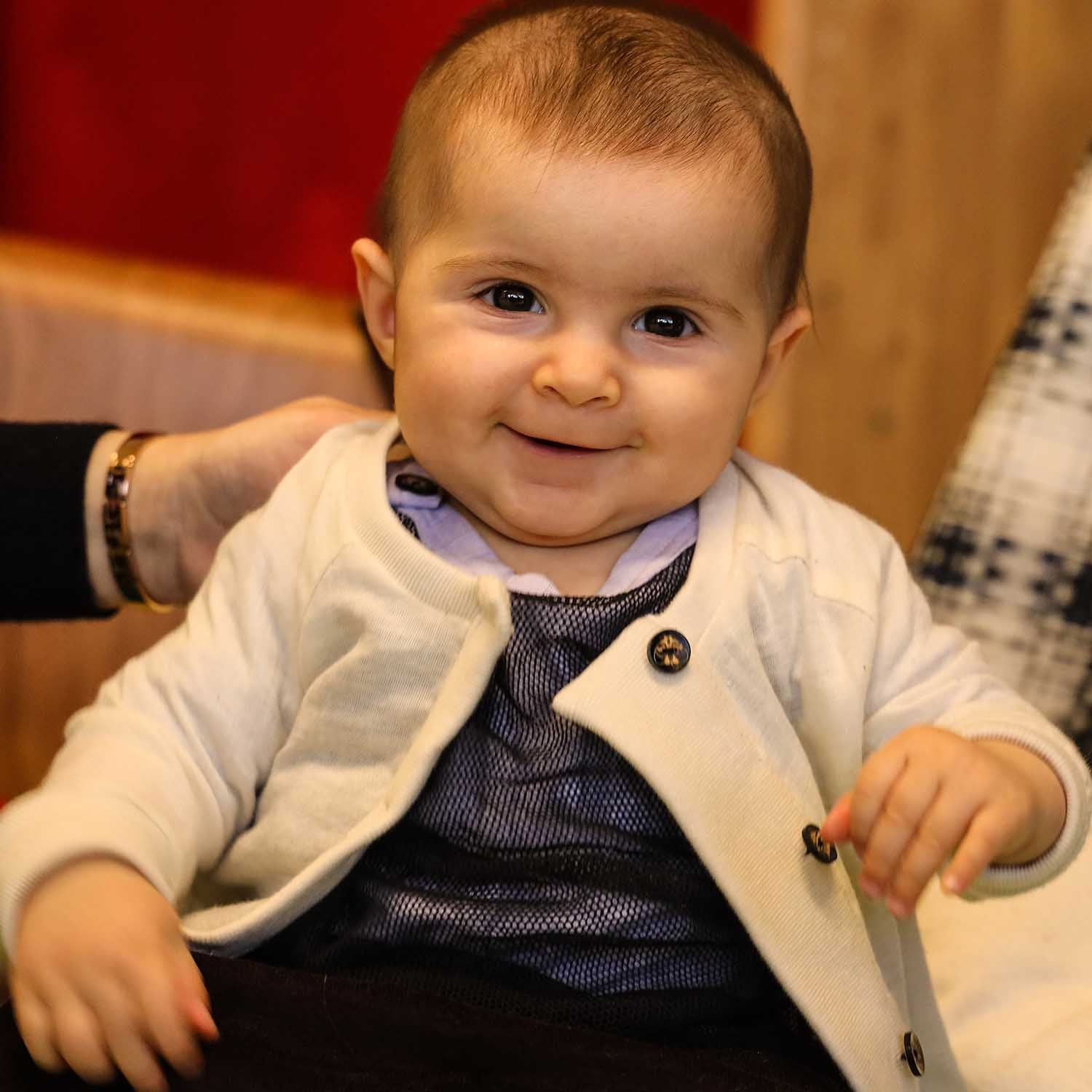 Cream Vegan Cashmere Weganool Baby Jacket-2