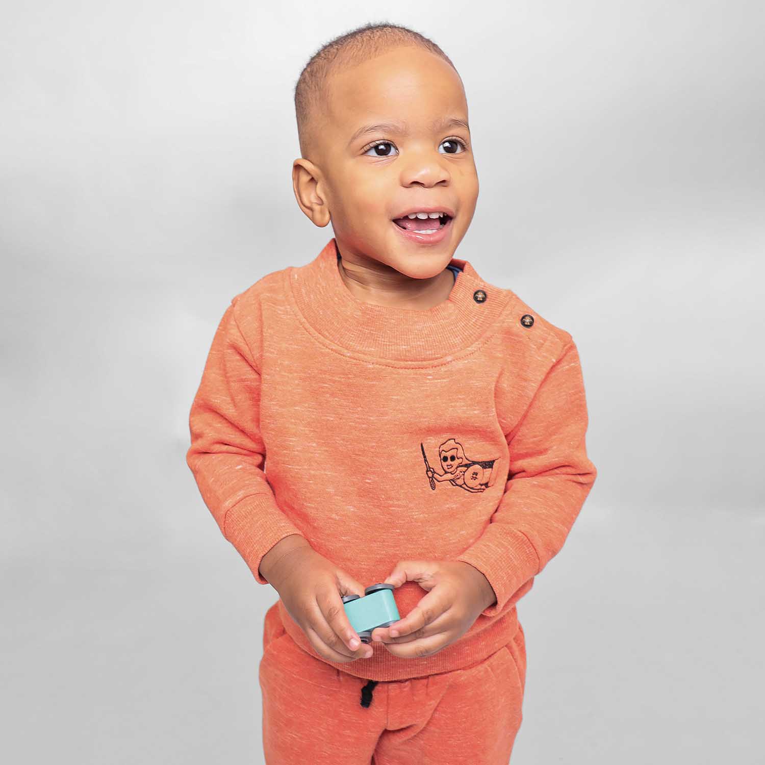 Orange Baby Sweatshirt-1