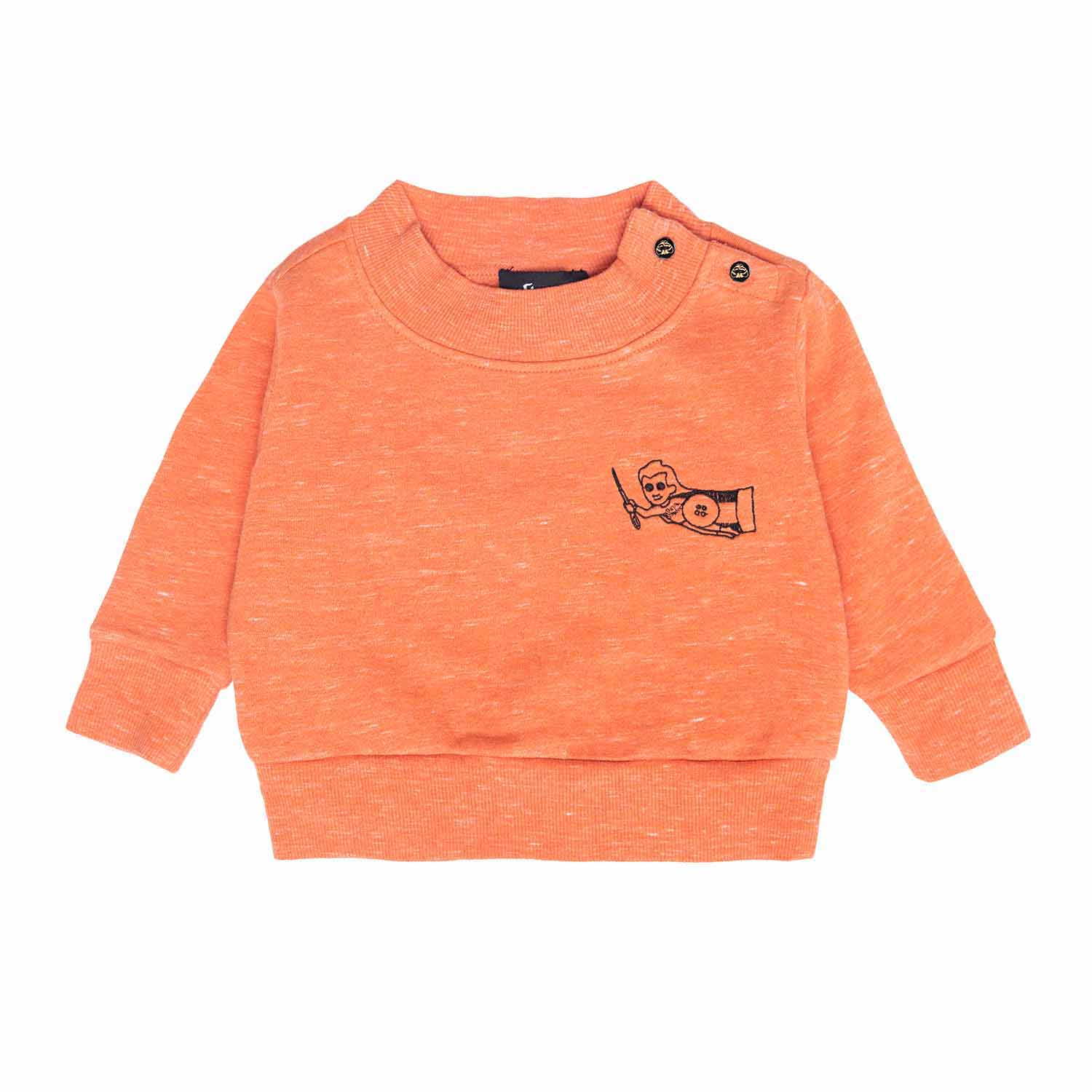 Orange Baby Sweatshirt-0