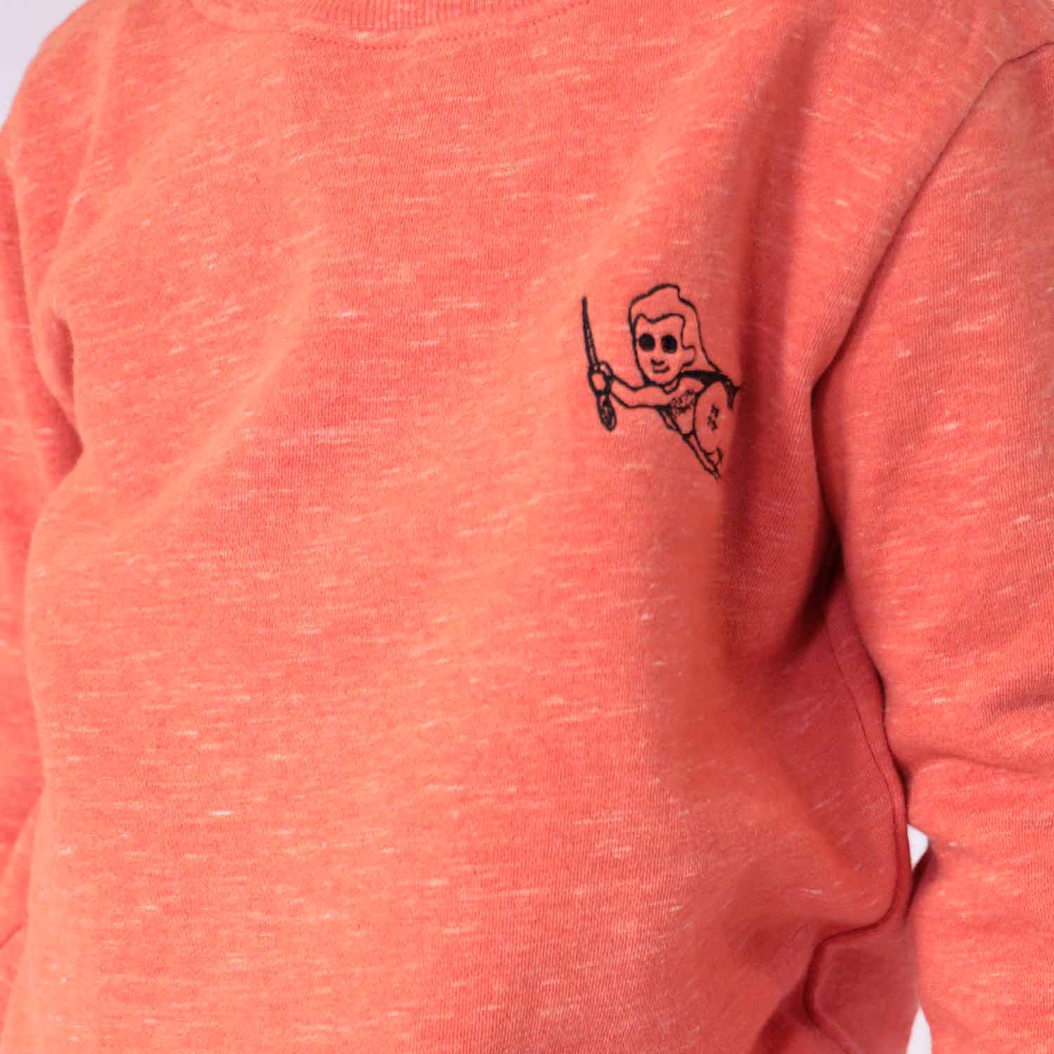 Orange Kids Sweatshirt-2
