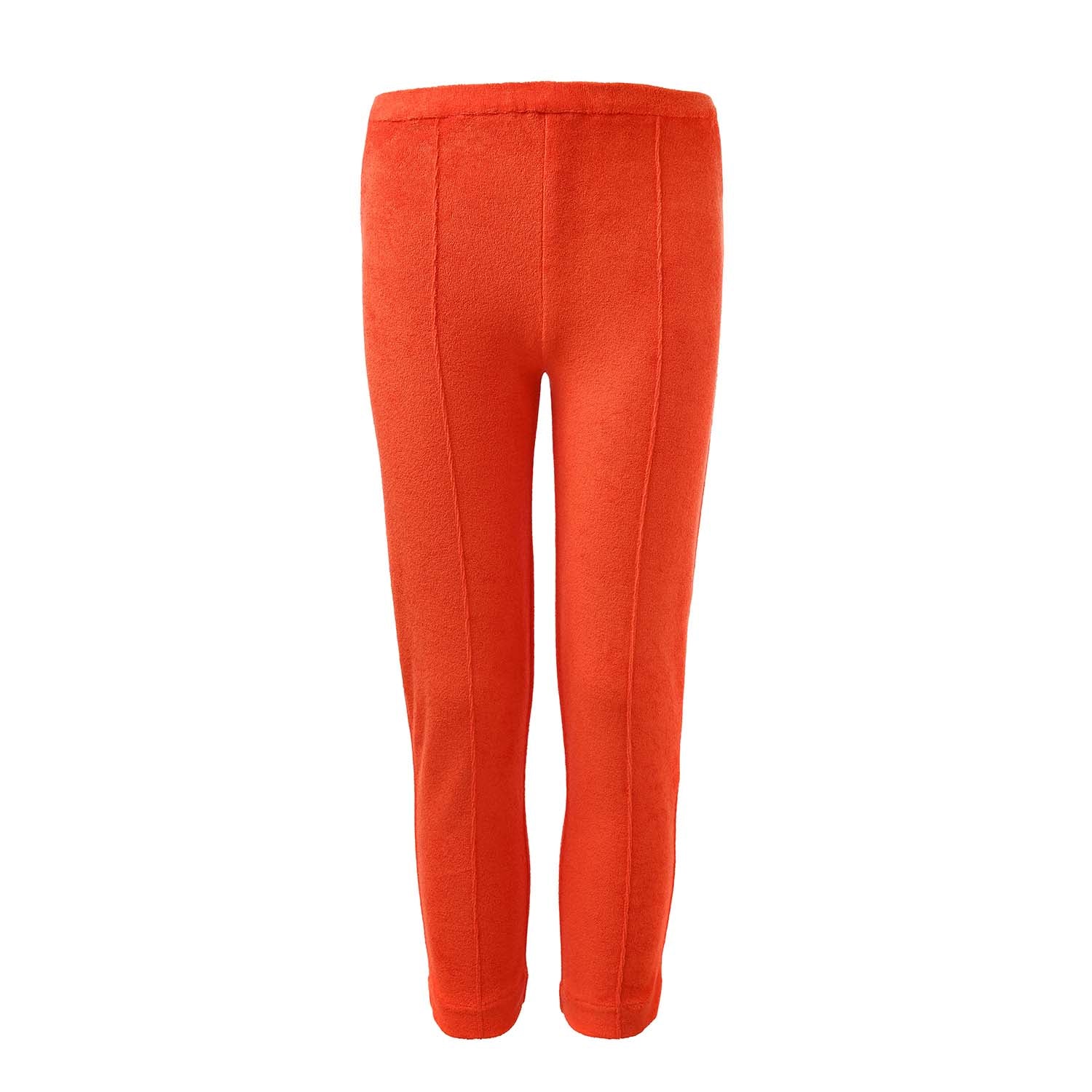 Orange Terry Loungepants for Kids-0
