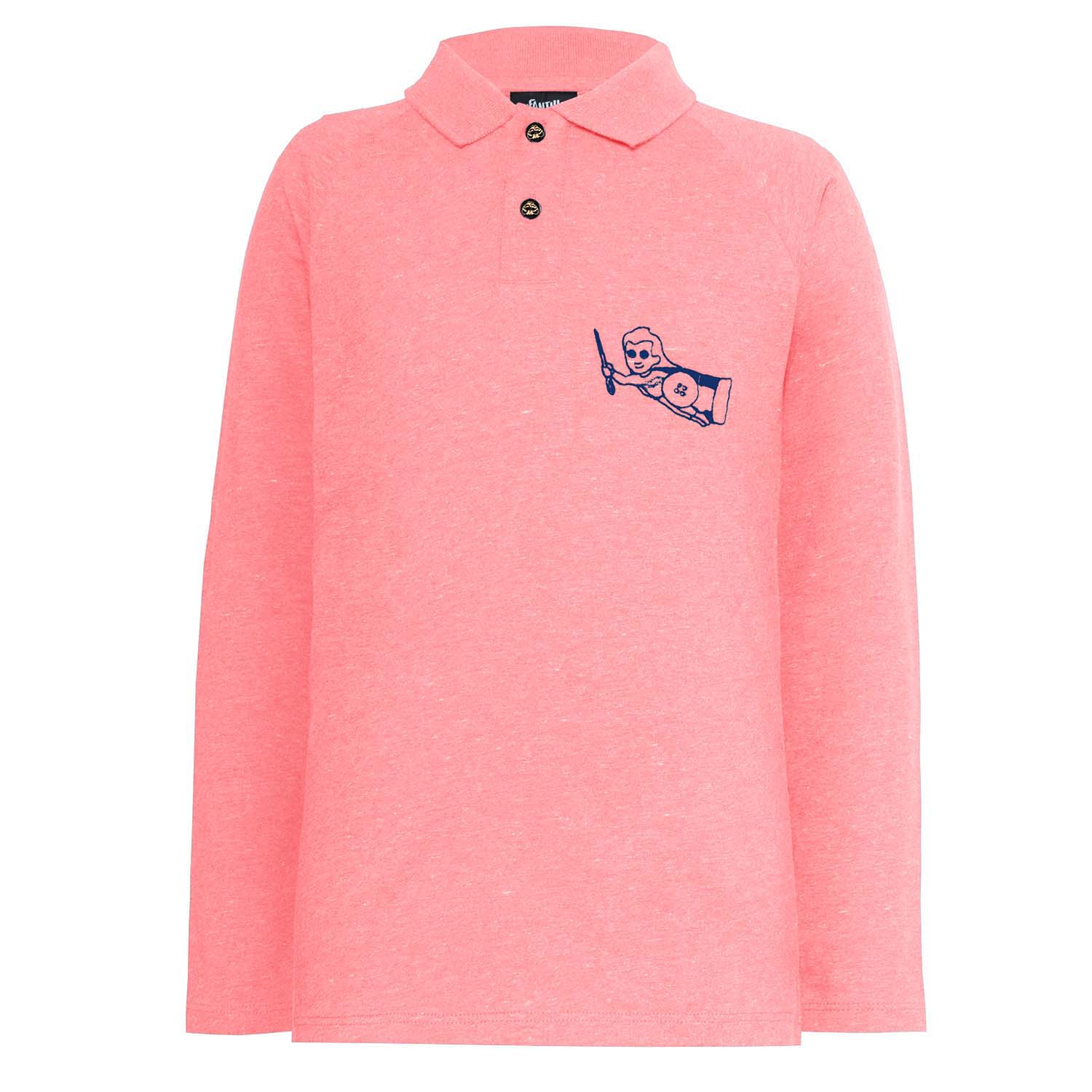 Girls and Boys Pink Polo Shirt-0