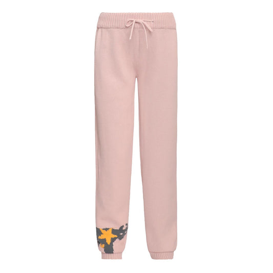 Pink Girls Christmas Leggings-0