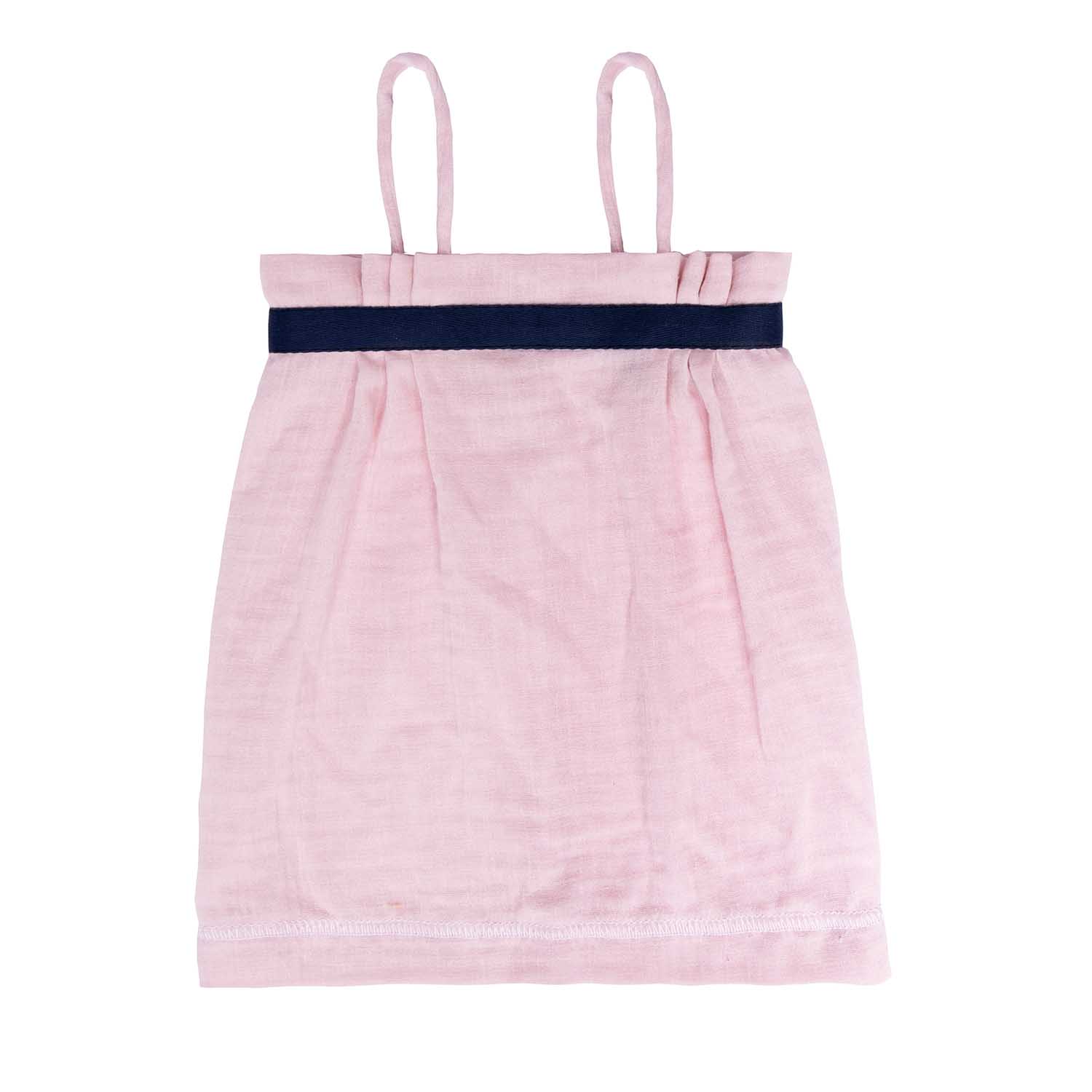 Pink Baby Dress in Muslin-0