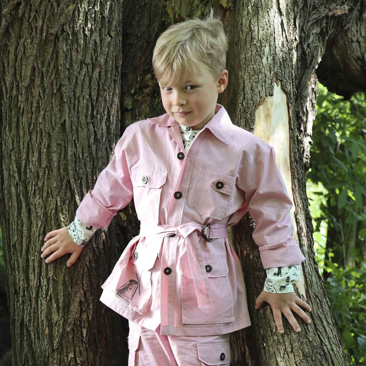 Pink Blazer for Boys and Girls-2