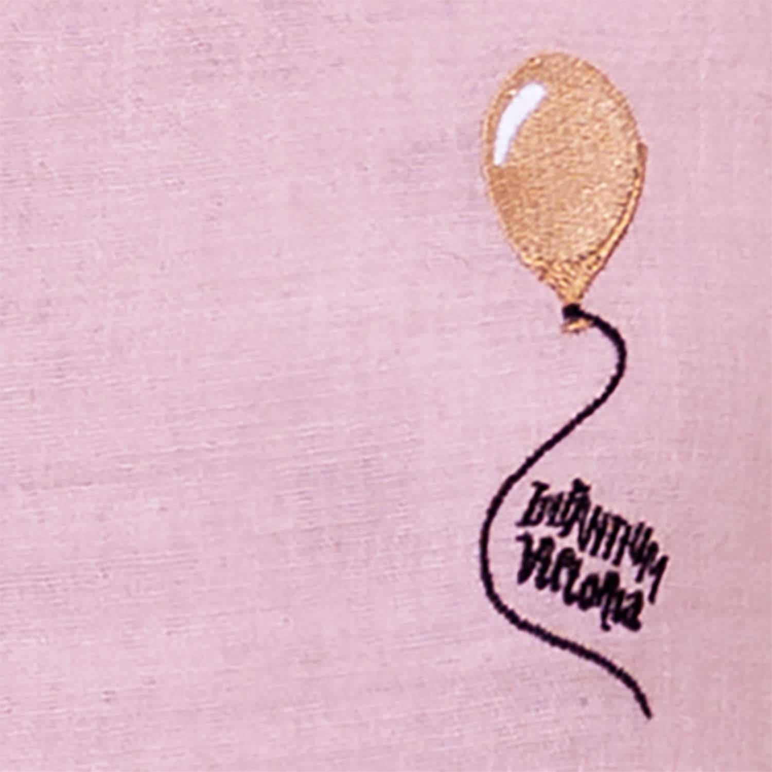 Muslin Pink Dress for Girls-2