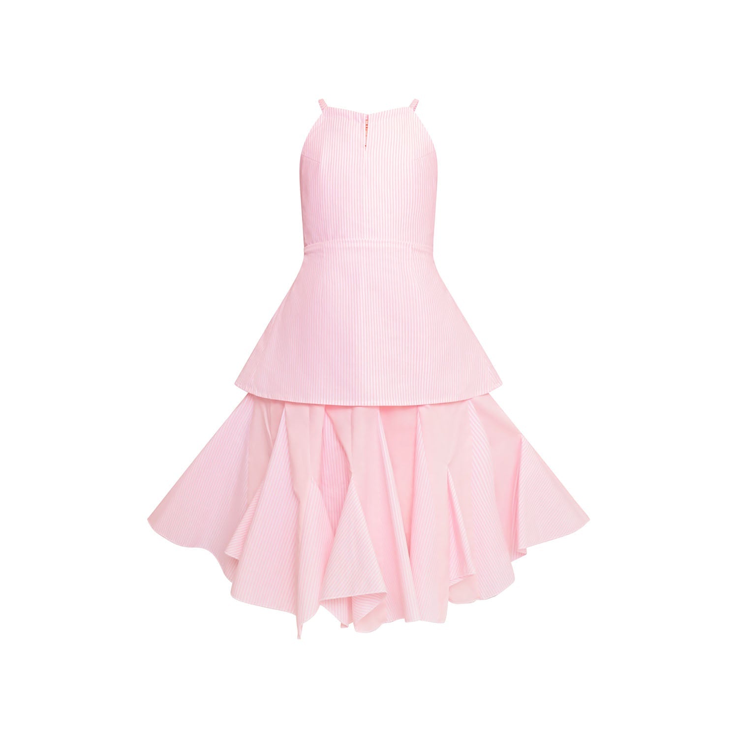 Zero Waste Pink Flower Girl Dress-0