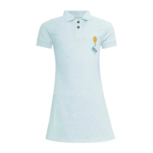 Mint Green Girls Polo Dress-0