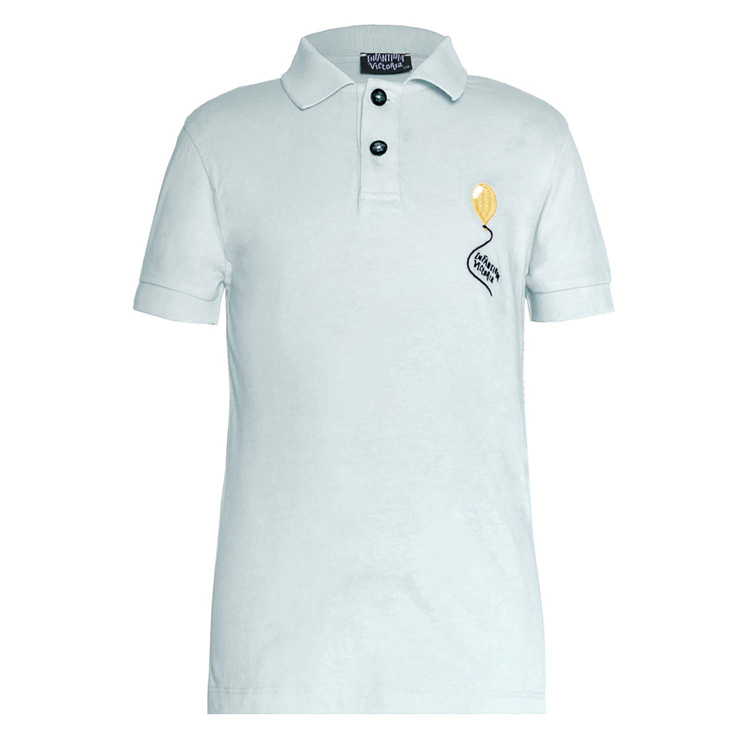Mint Green Girls and Boys Polo Shirt-0