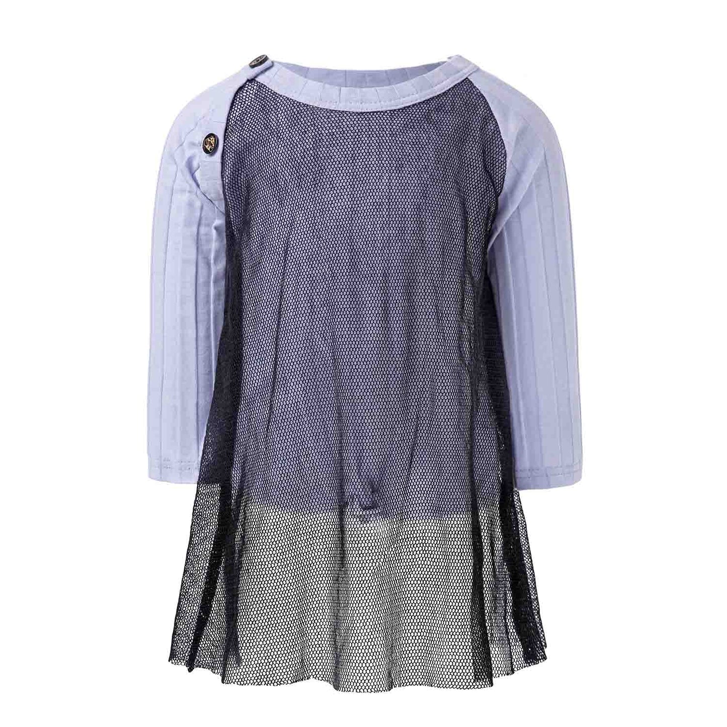Lilac Baby Onesie with Mesh-0