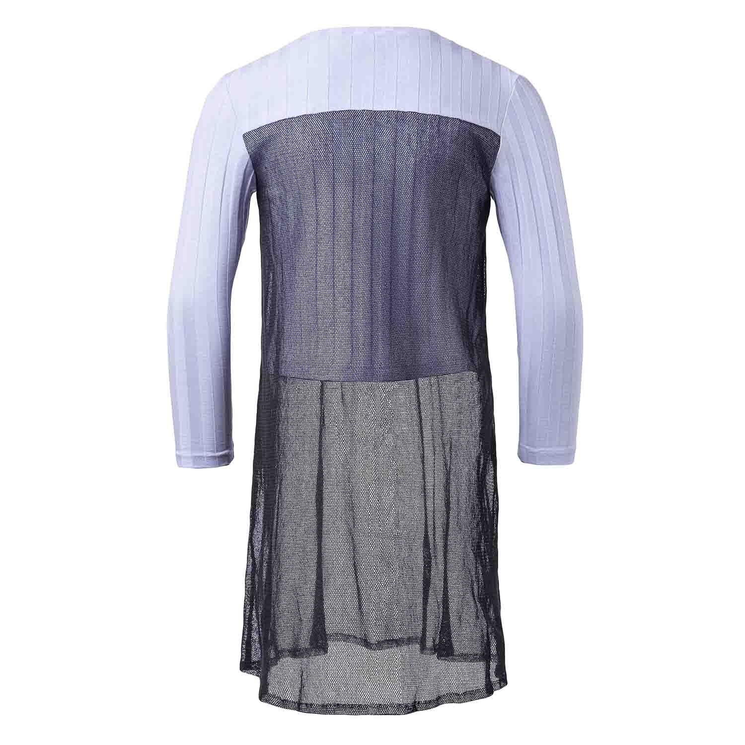 Kids Lilac Top with Mesh-1