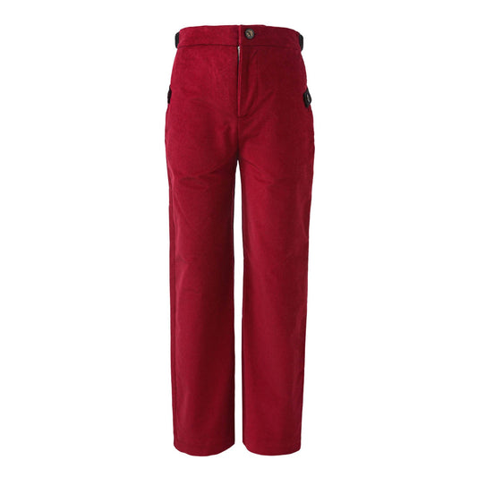 Red Corduroy Pants-0