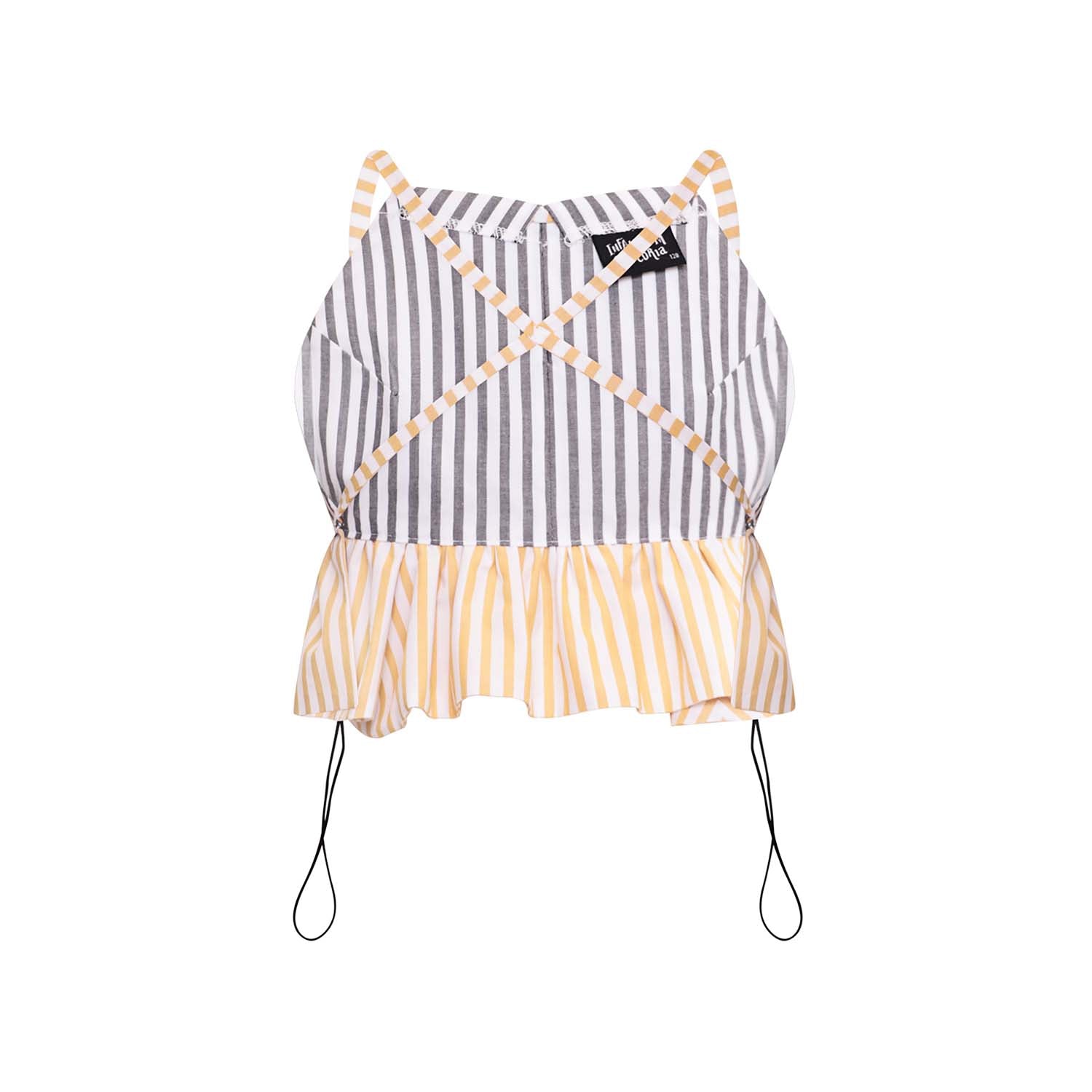 Striped Crop Top-3