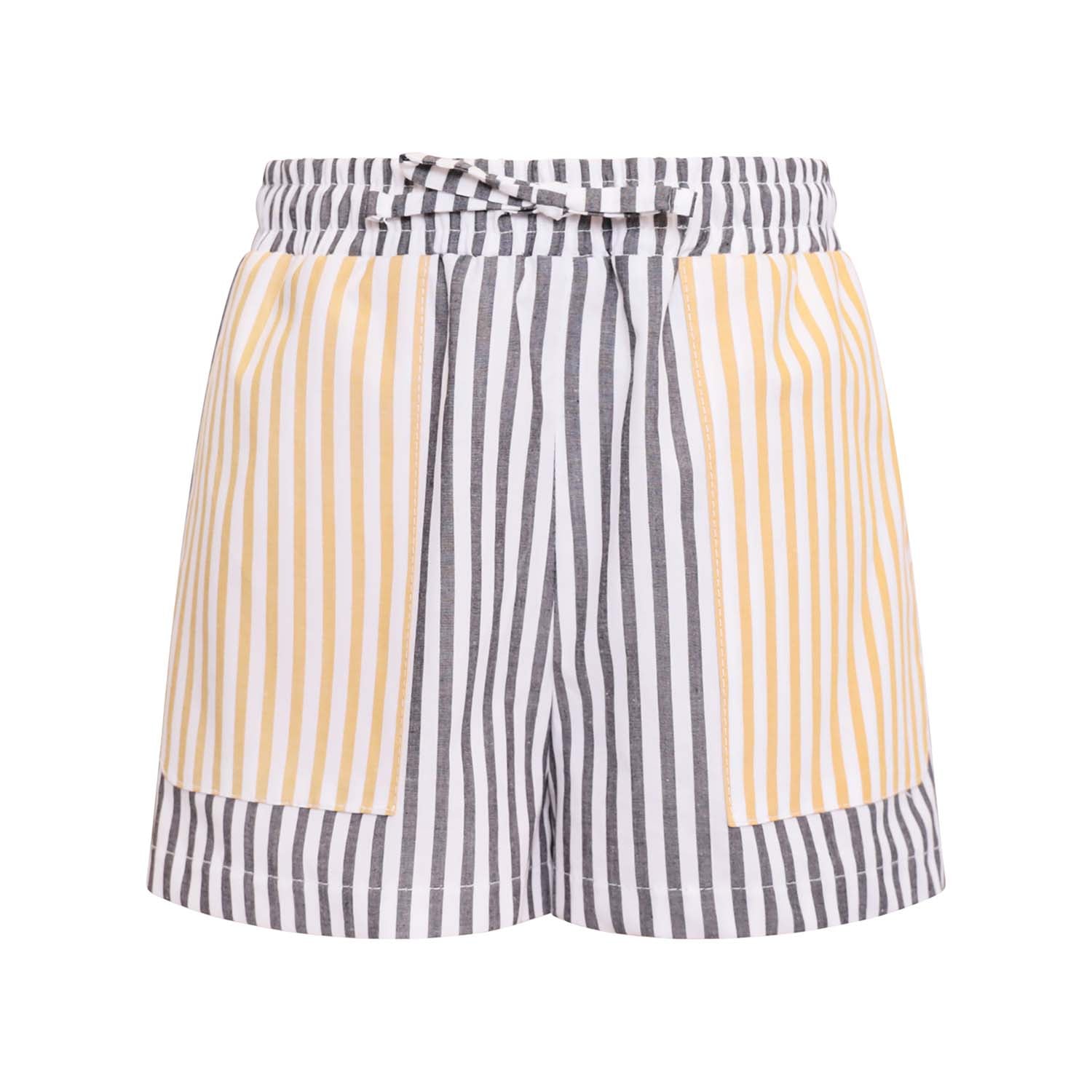 Striped Boys and Girls Shorts-0