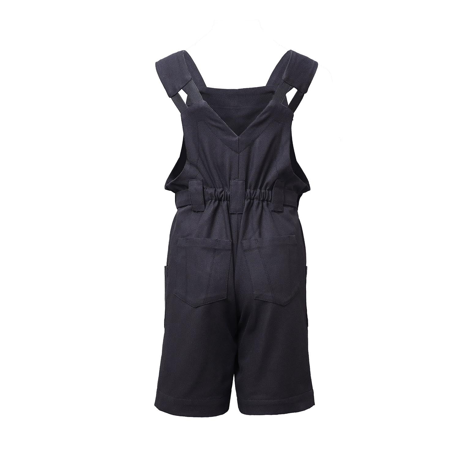 Kids Black Overall-2