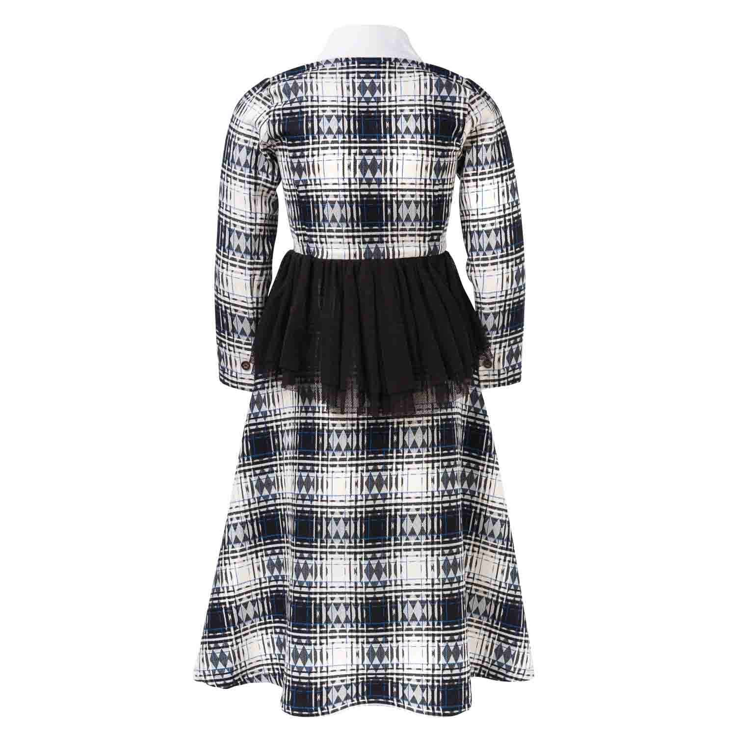 Tartan Bustle Dress-2