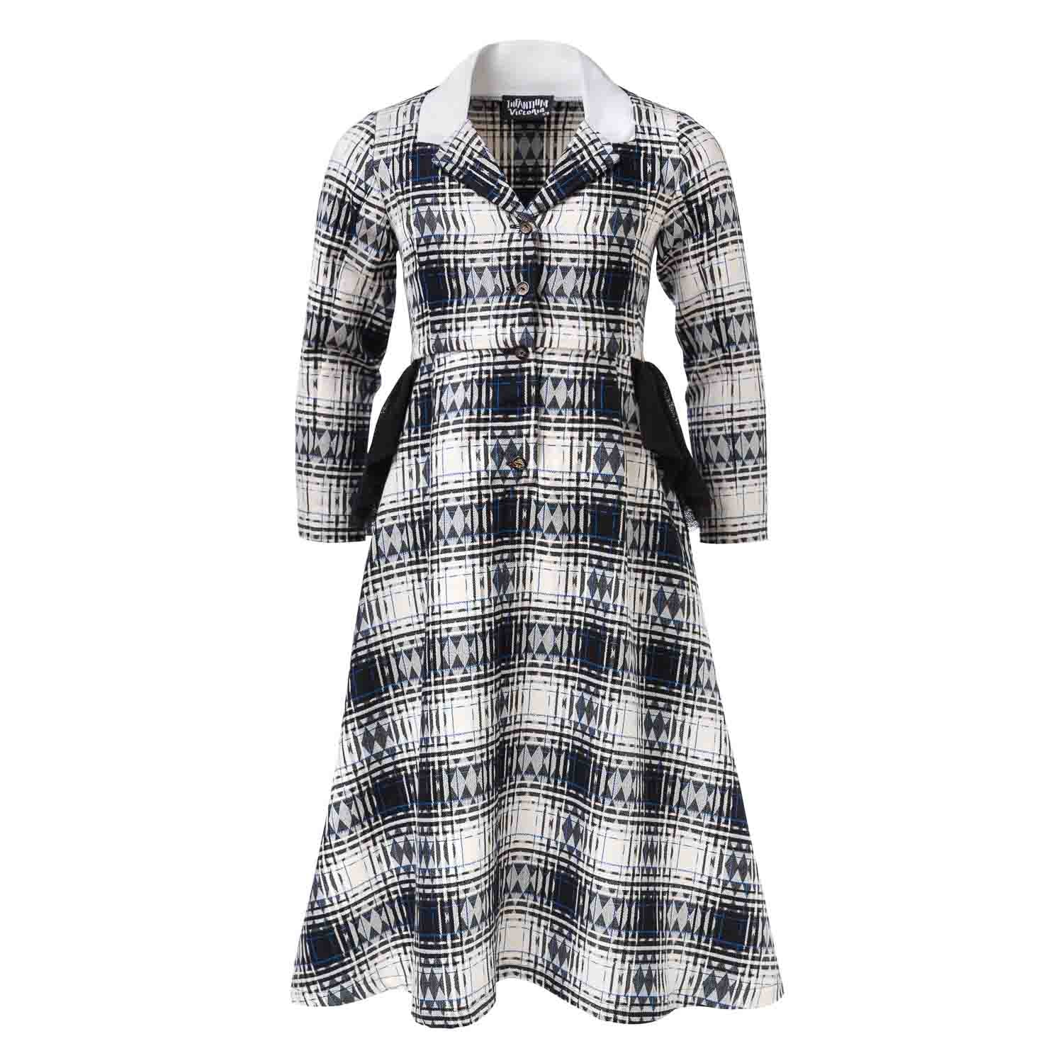 Tartan Bustle Dress-0