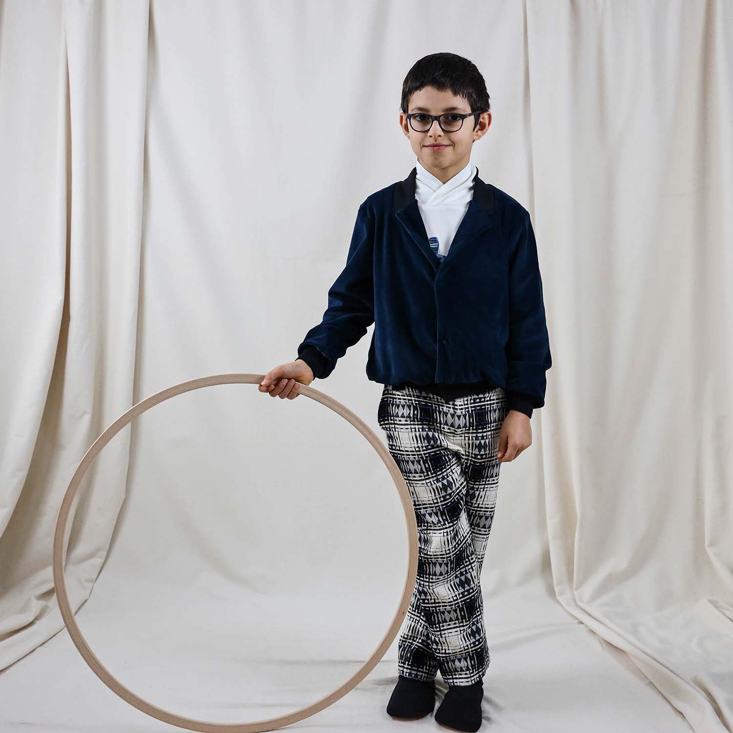 Tartan Cotton Weekend Pants-1