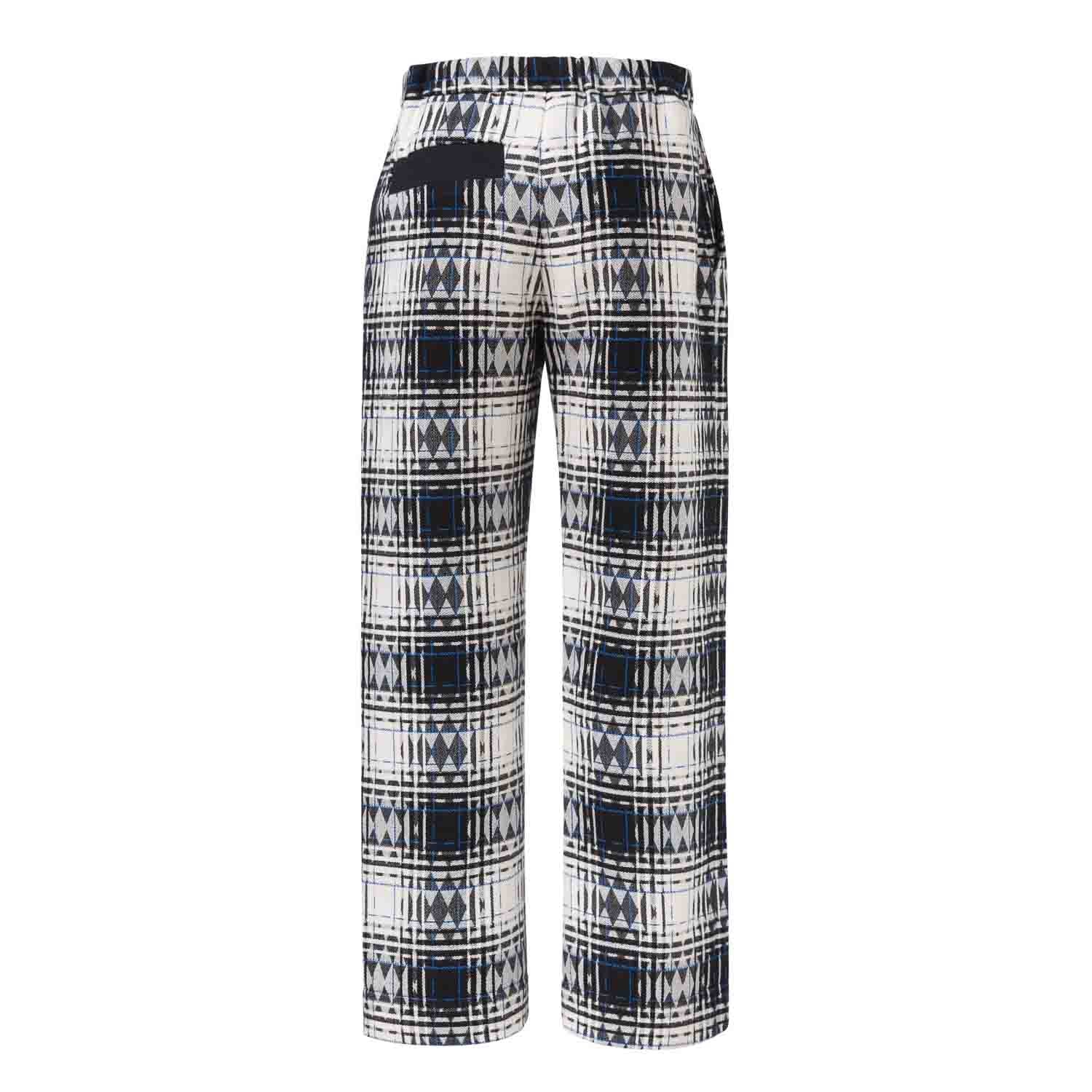 Tartan Cotton Weekend Pants-2