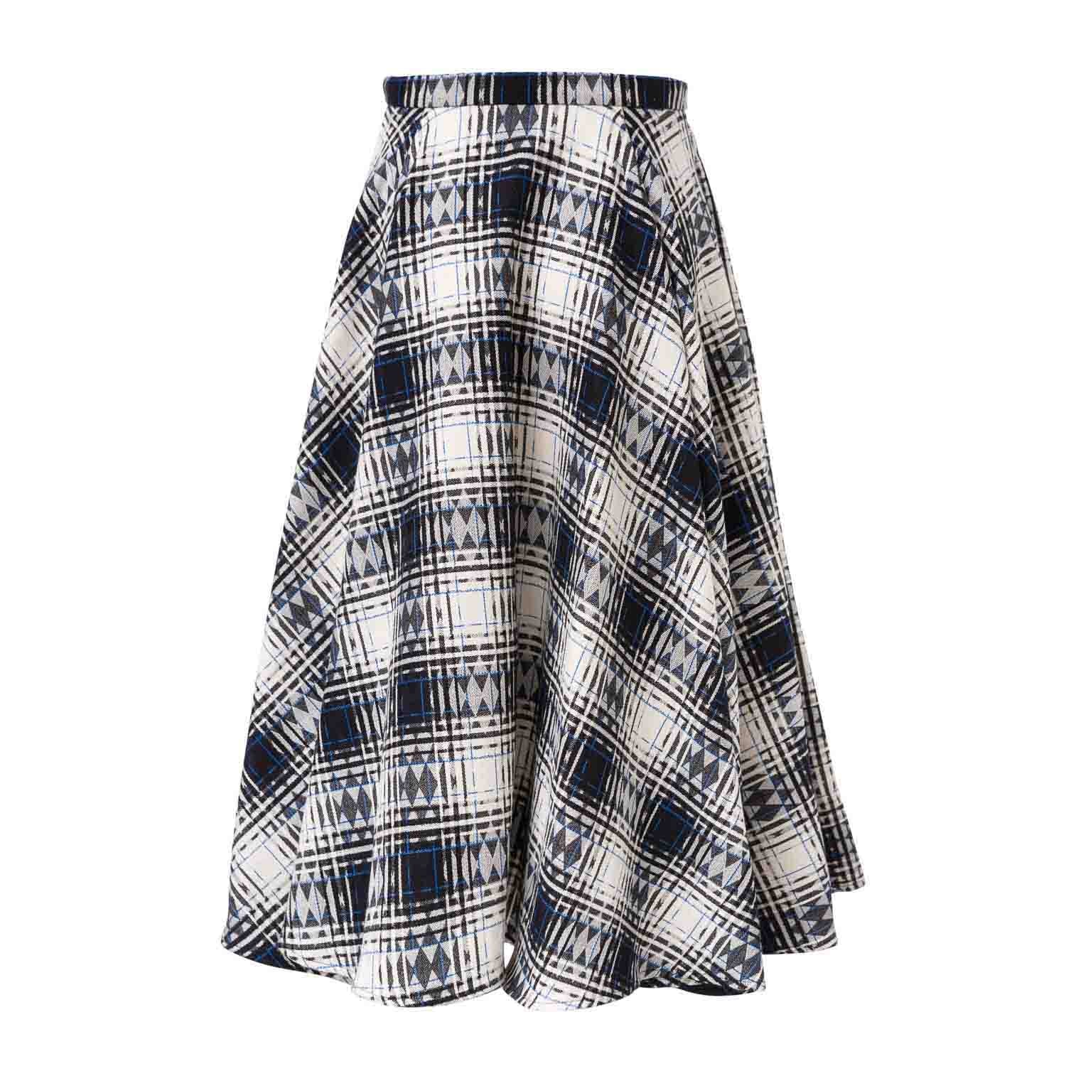Tartan Full Circle Skirt-2