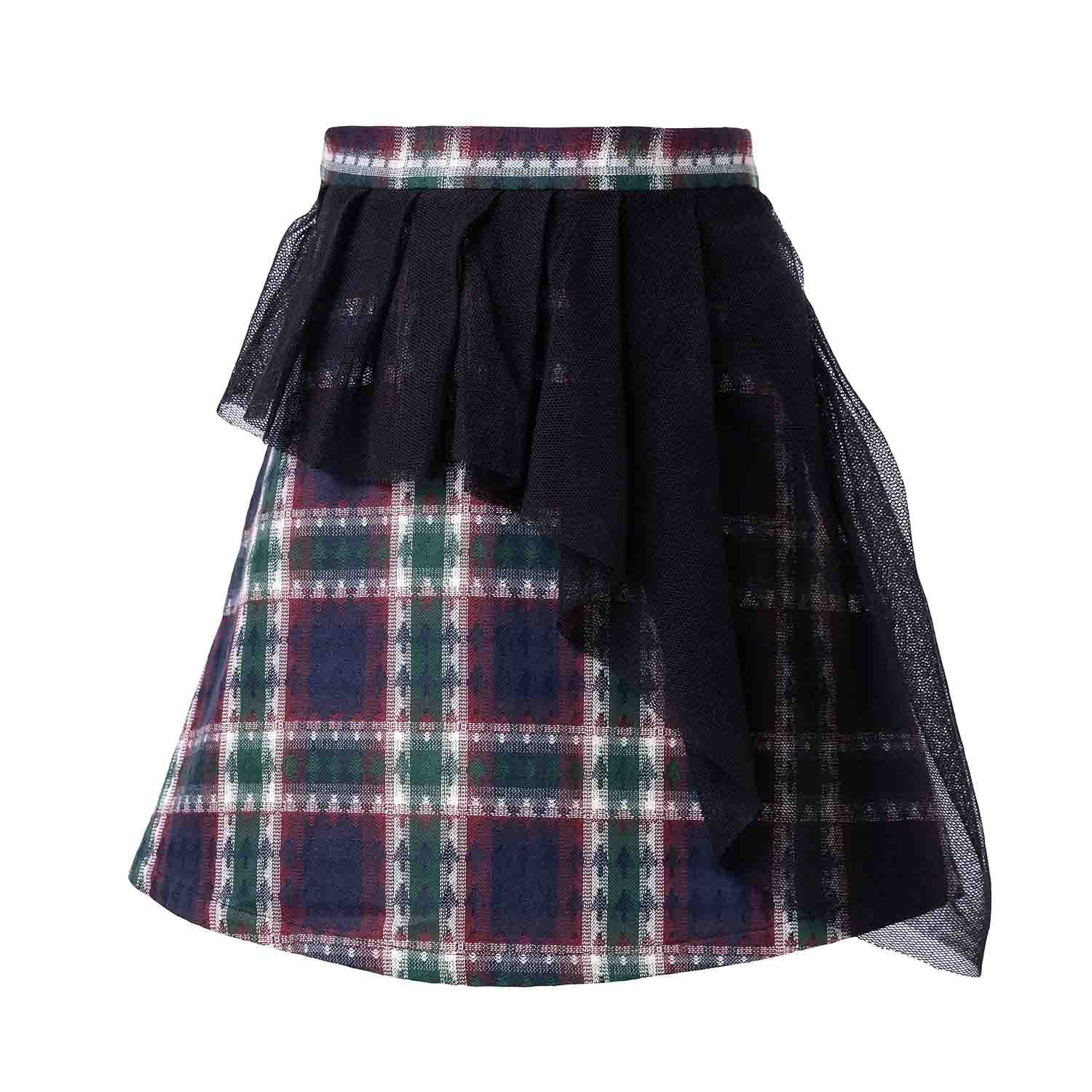 Tartan Skirt-2