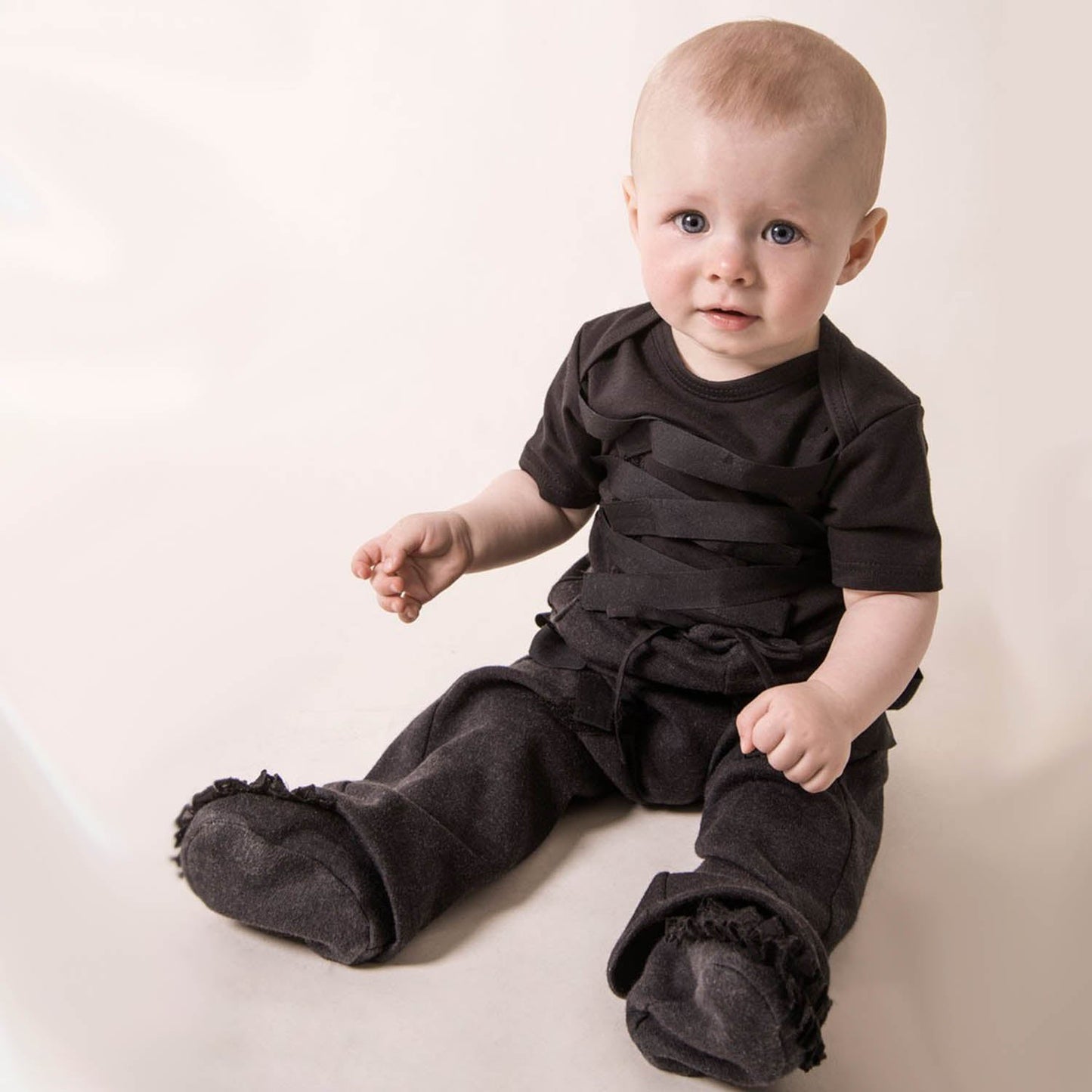 Gothic Black Pants-1