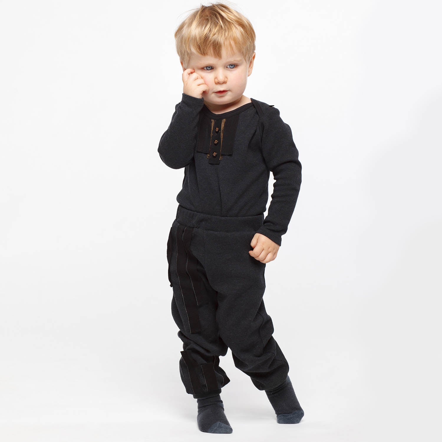 Baby Sweatpants with Trim-1