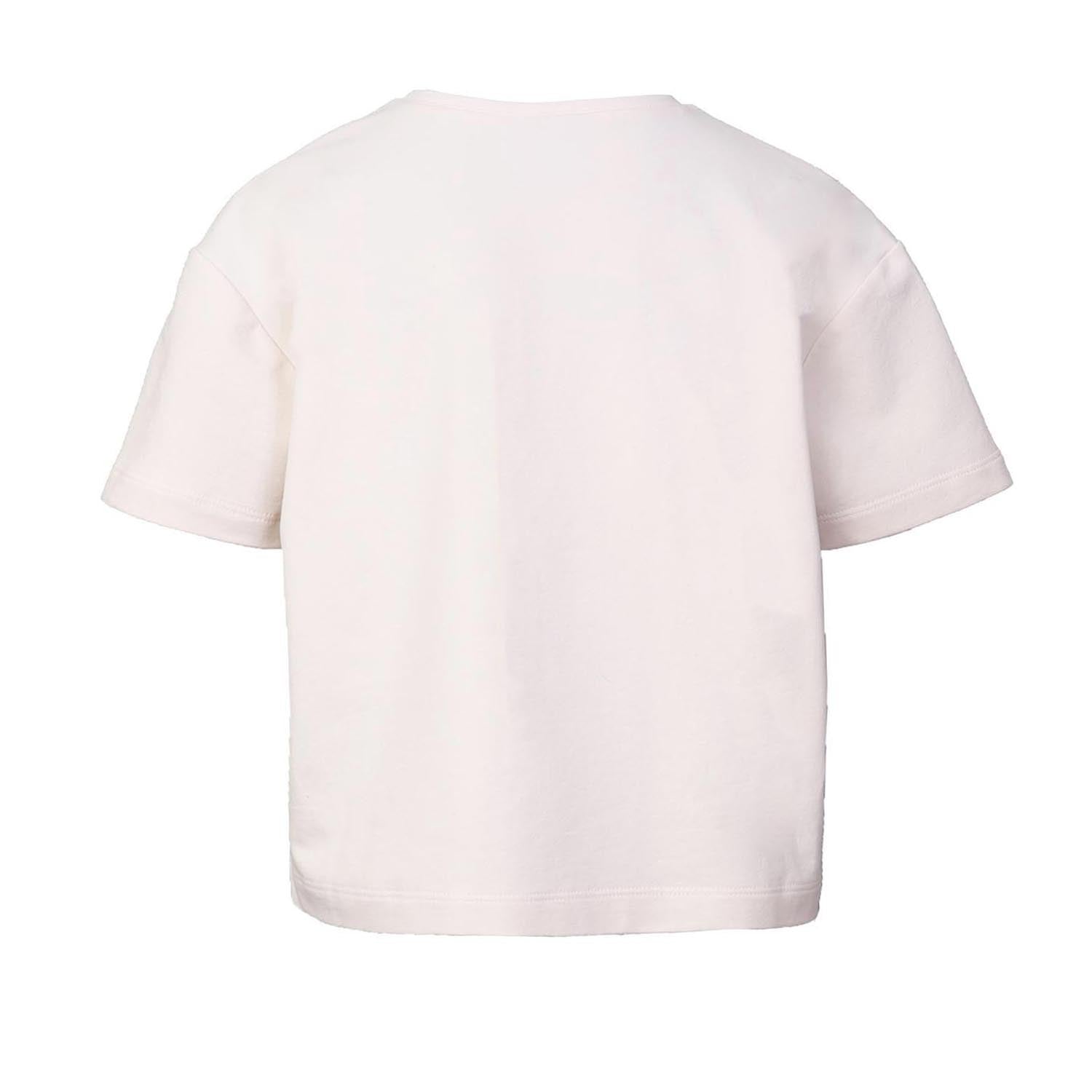 Kids' Oversized Off-White T-Shirt with Hand Painting-1