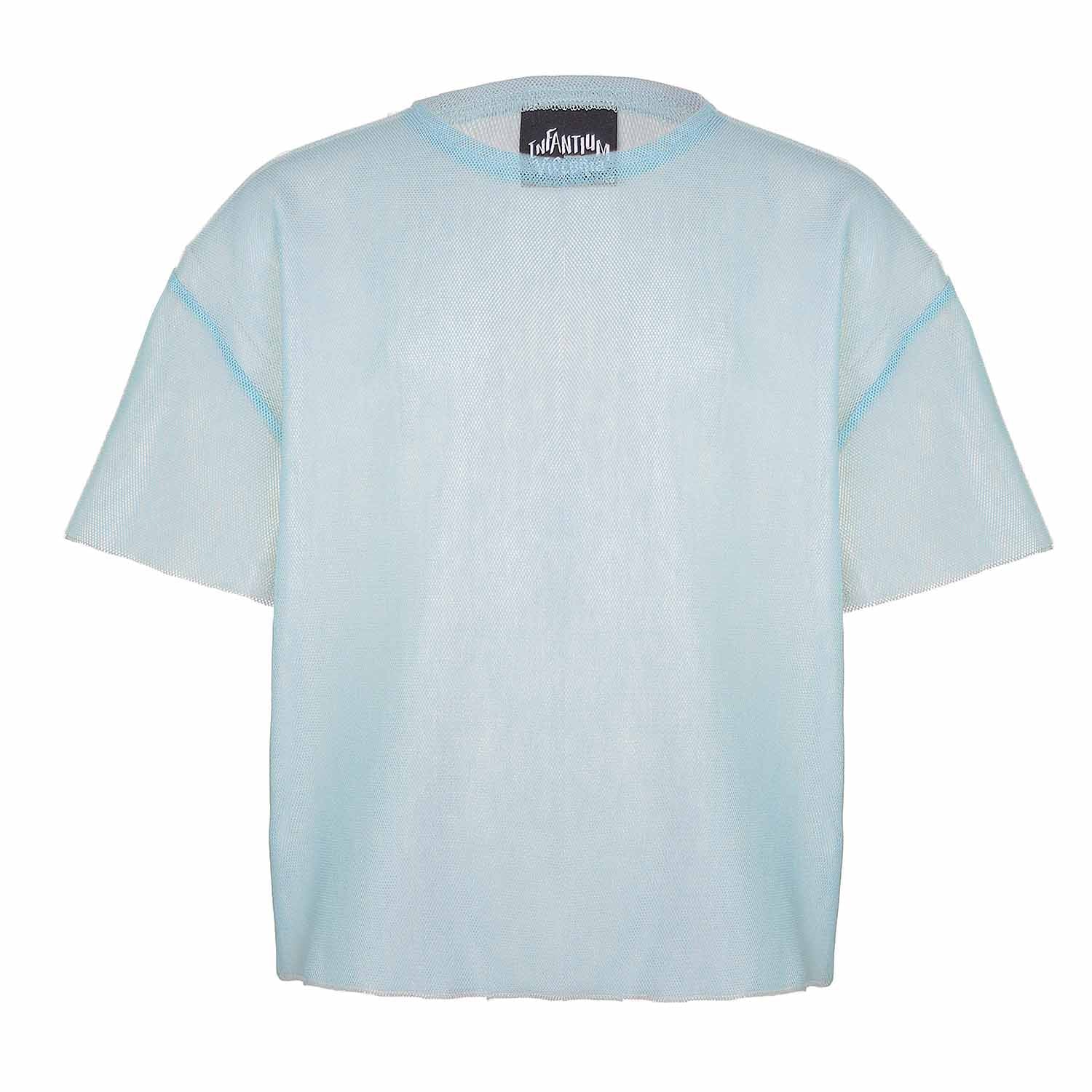 Kids' Oversized Blue Sheer T-Shirt-0