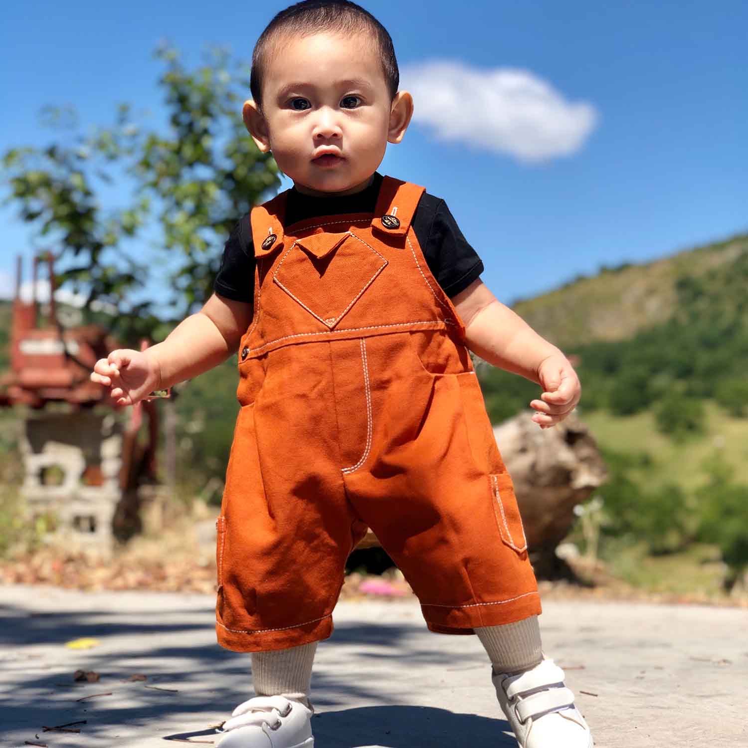 Terracotta Playsuit-1